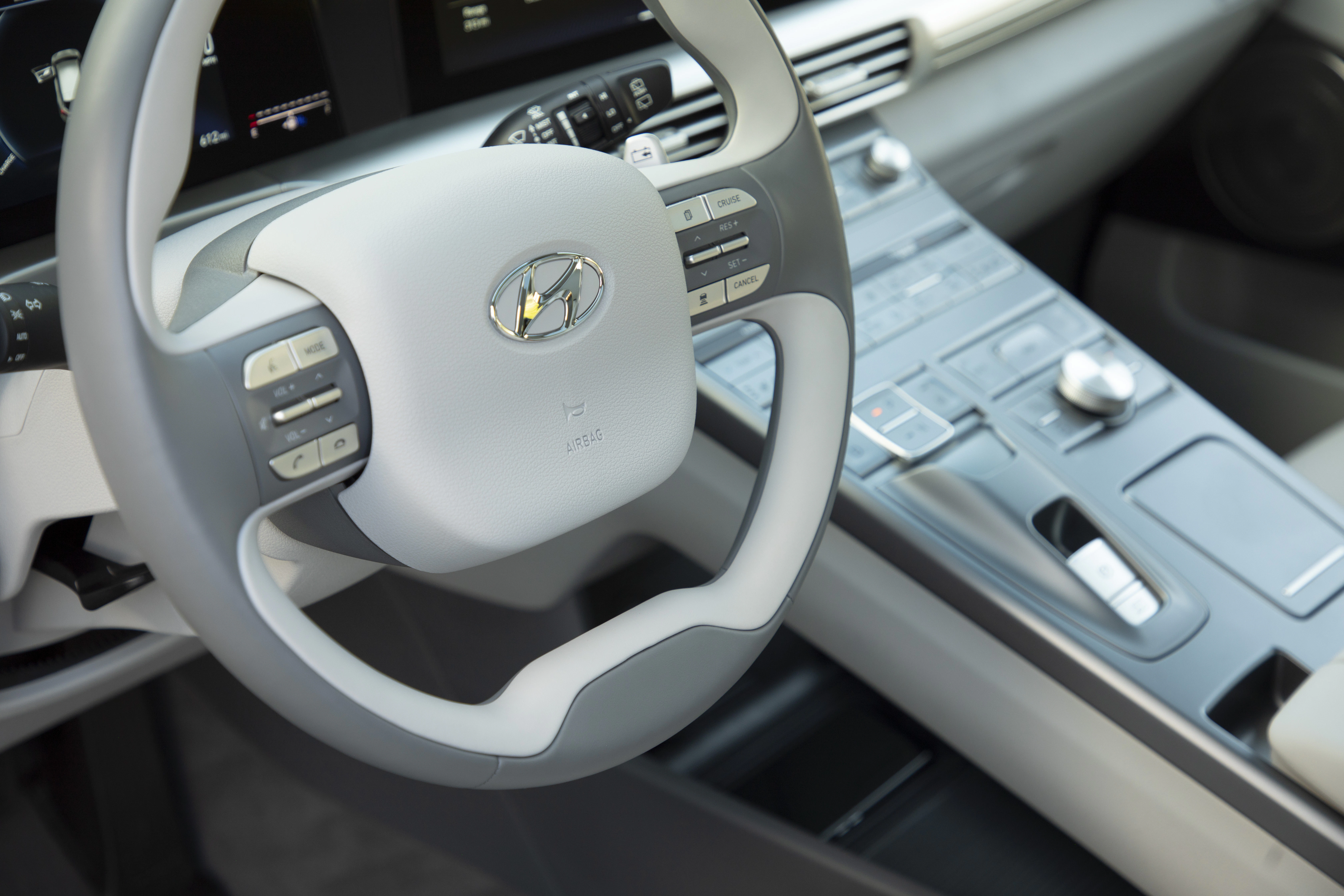 Hyundai Nexo Lenkrad Detail
