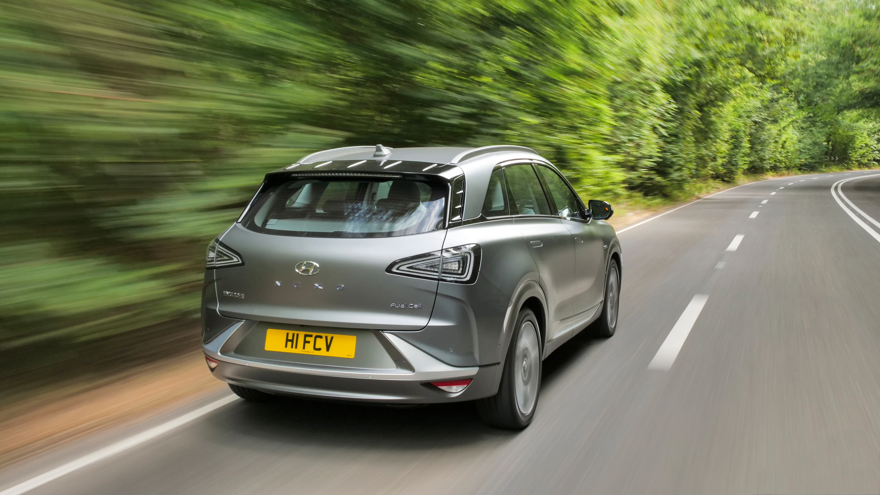 Hyundai Nexo Heck dynamisch