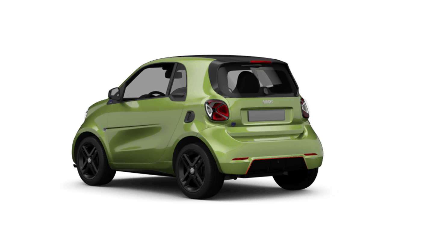 Smart fortwo EQ Ansicht hinten schräg