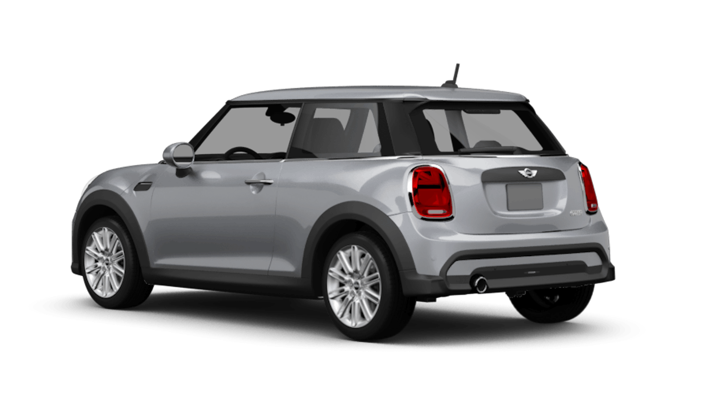 Mini Cooper Electric Ansicht hinten schräg