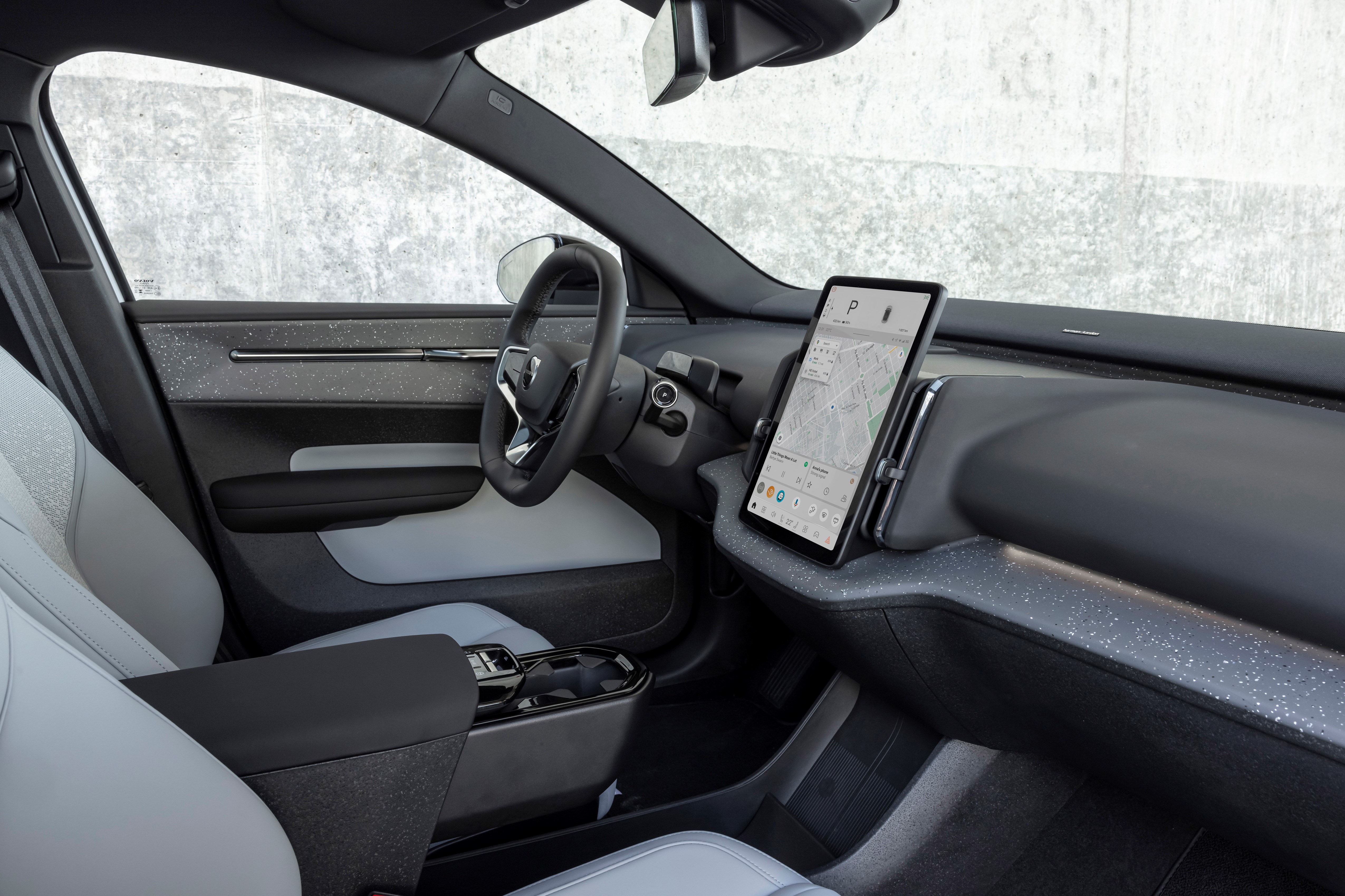 Die Armatur in einem Volvo EX30