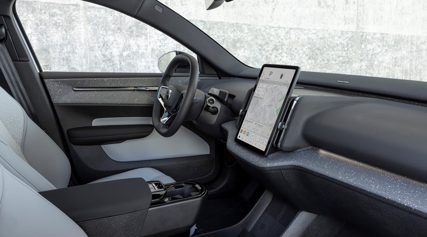 Die Armatur in einem Volvo EX30