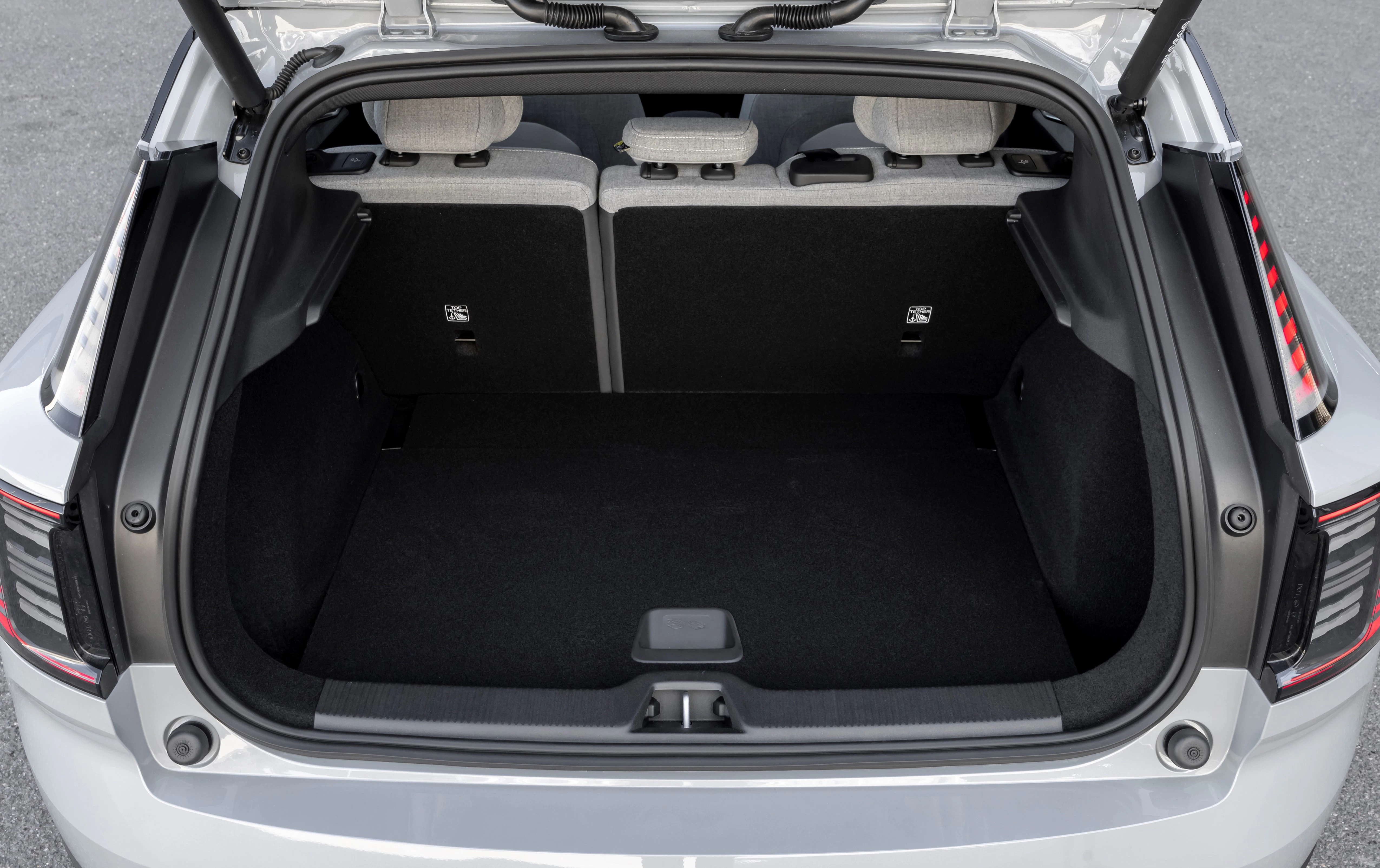 Der Kofferaum in einem Volvo EX30 