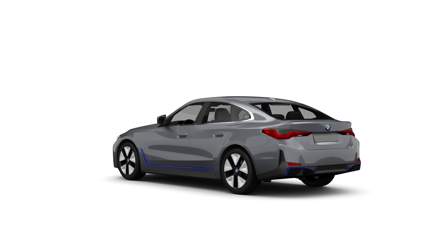BMW i4 Ansicht hinten schräg