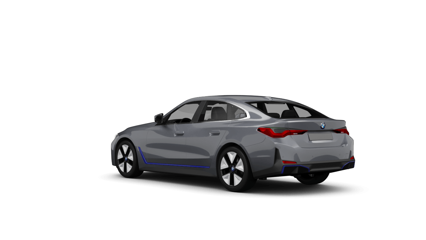 BMW i4 Ansicht hinten schräg