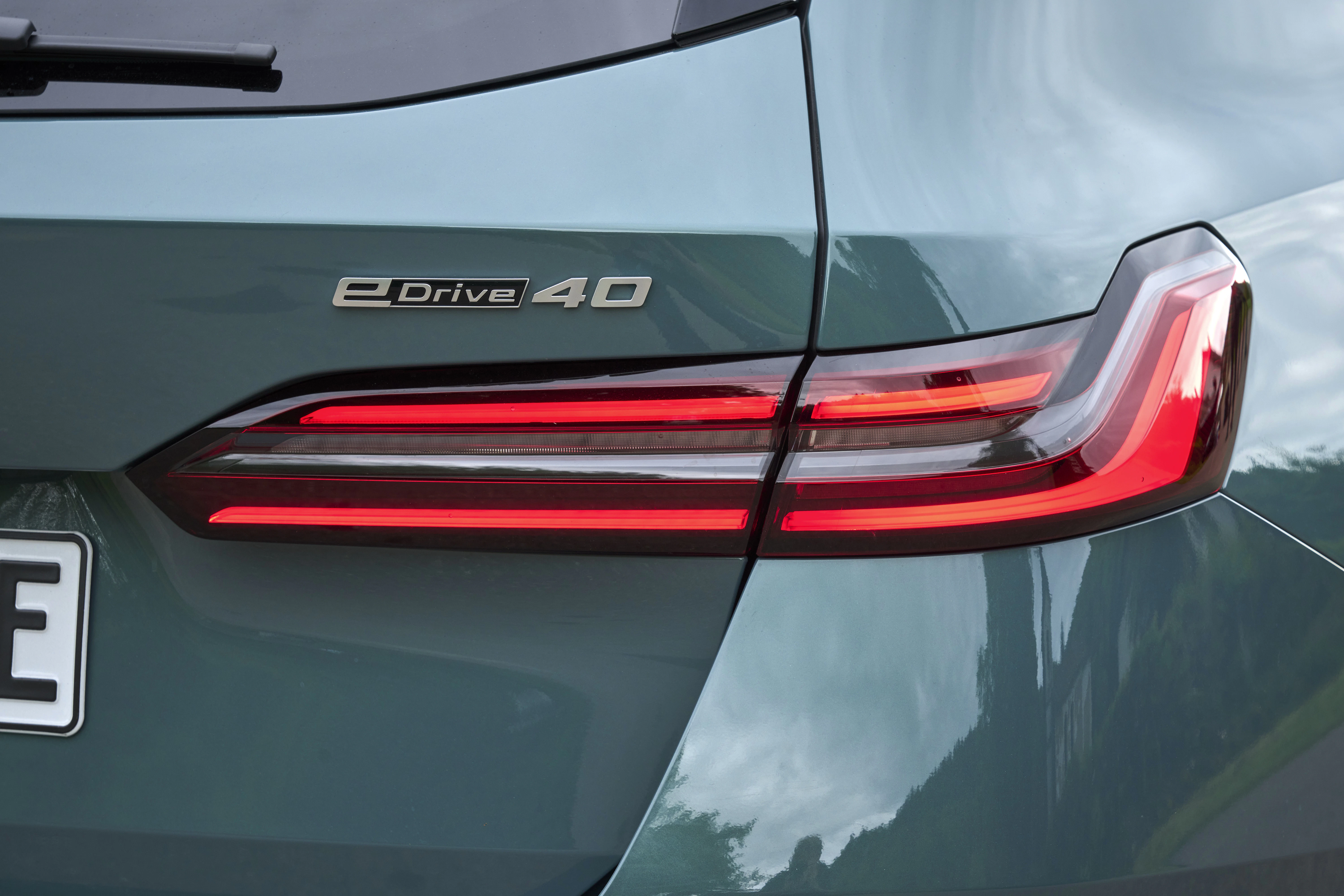 BMW i5 Touring Detail Heckscheinwerfer