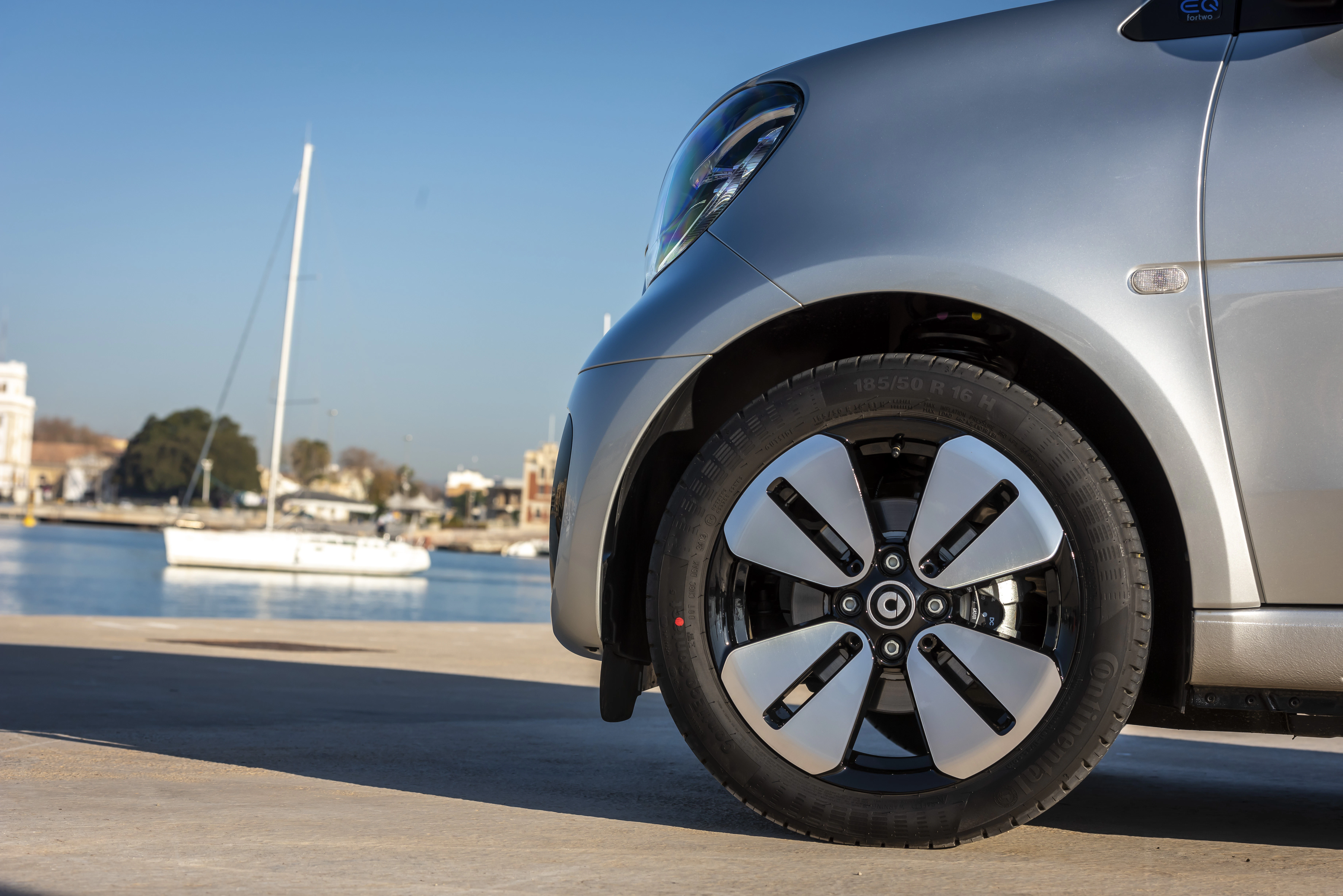 Smart fortwo EQ Felge Detail
