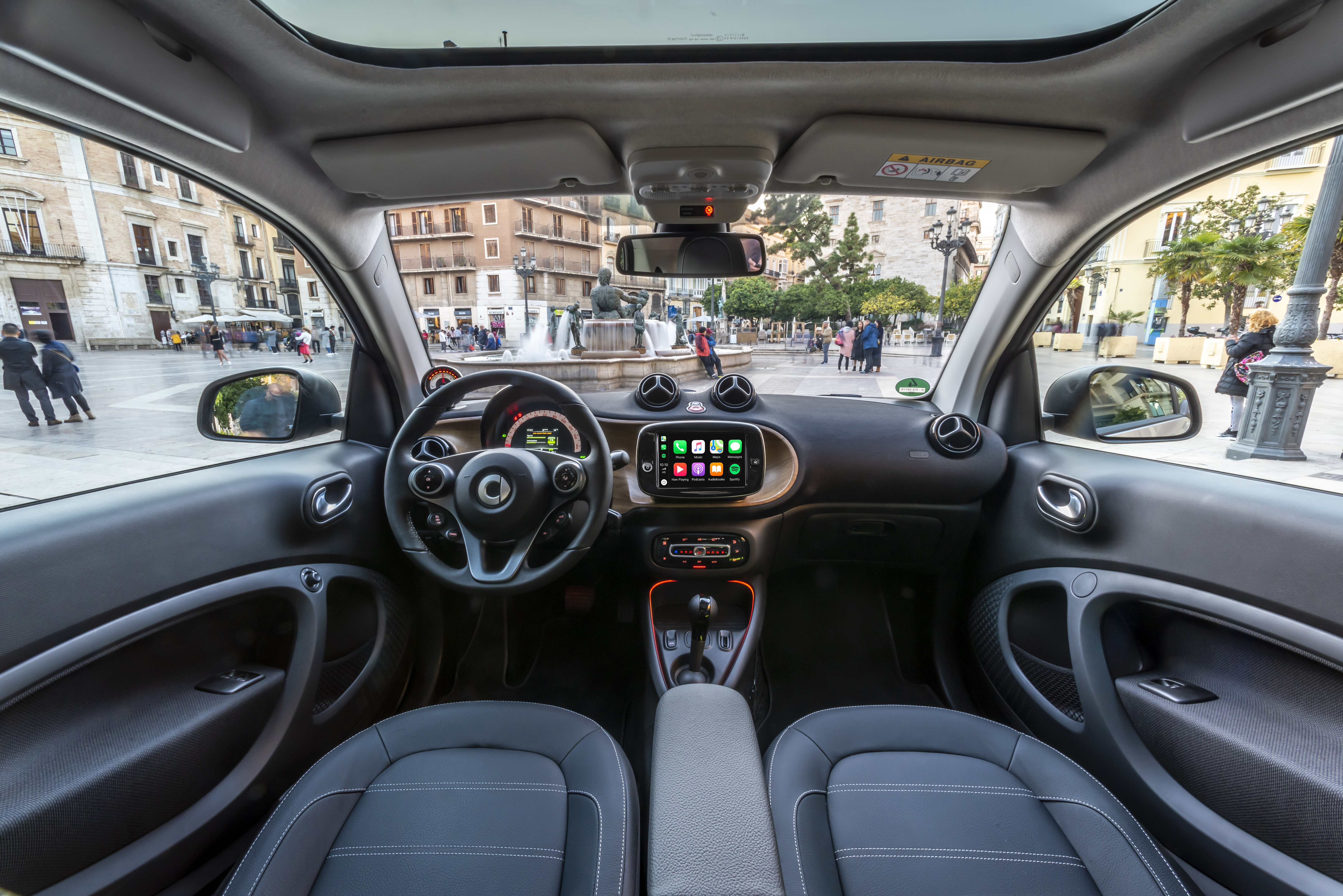 Innenraum des Smartfortwo EQ