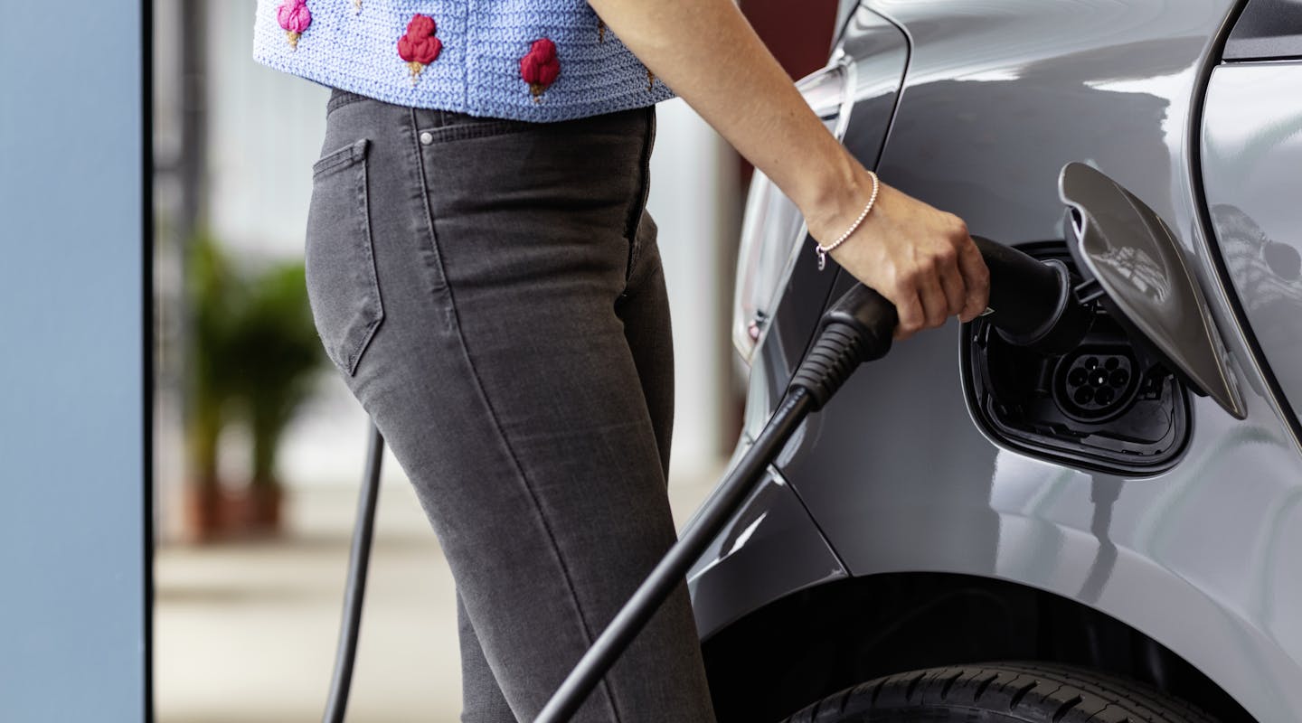 Ladeanschluss des Smart fortwo EQ