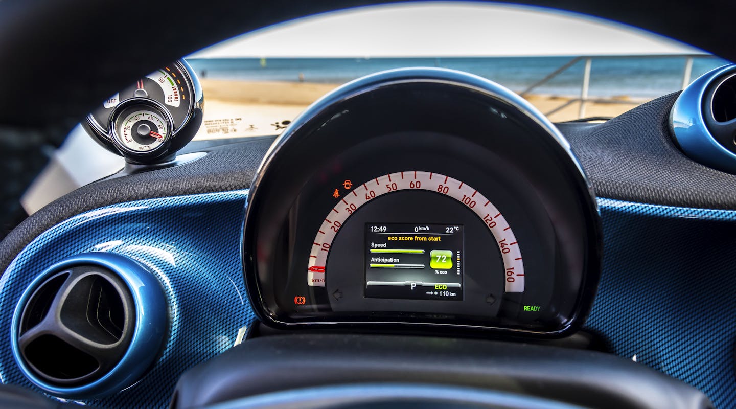 Tachoeinheit des Smart forfour EQ