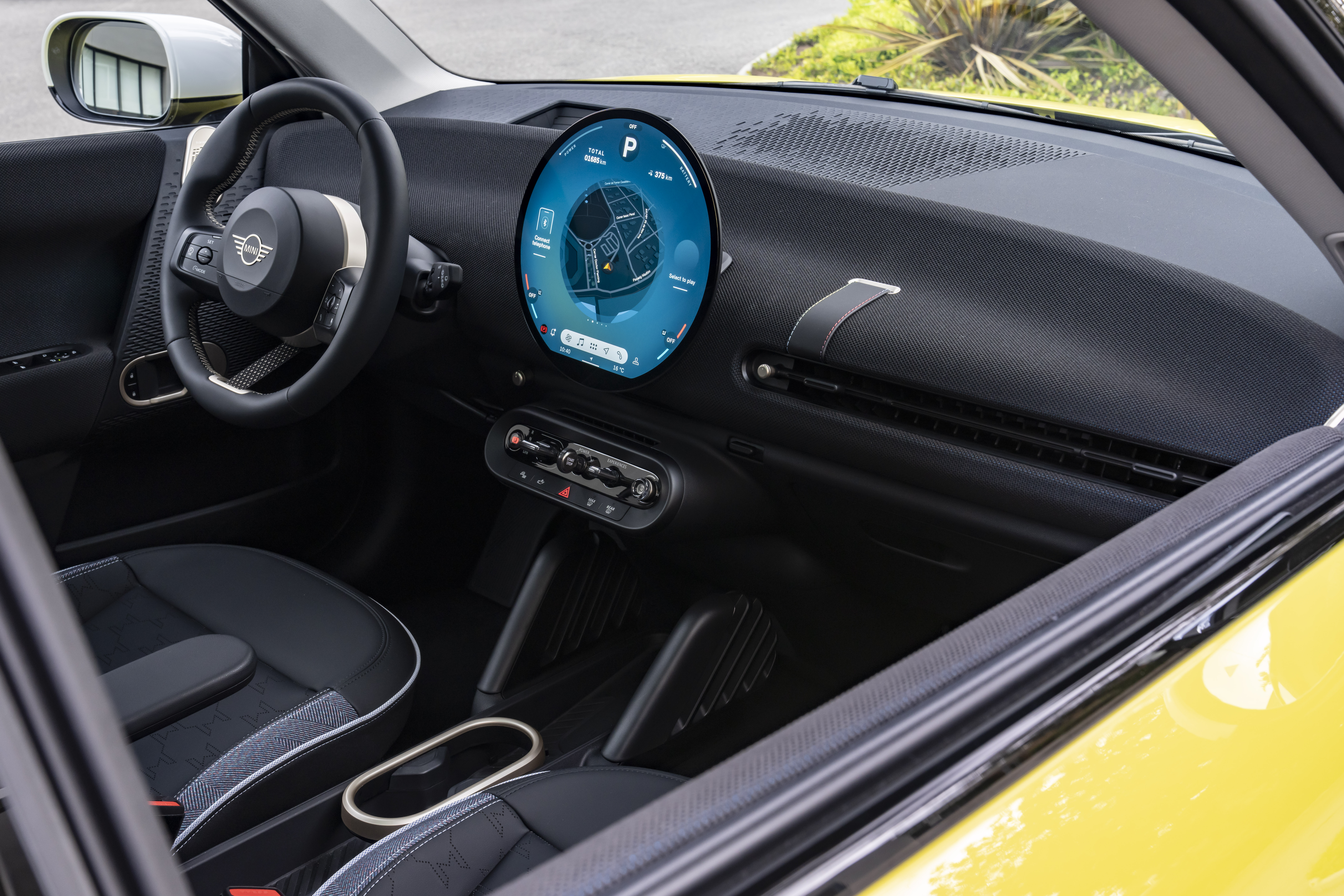 Armaturenbrett des Mini Cooper Electric