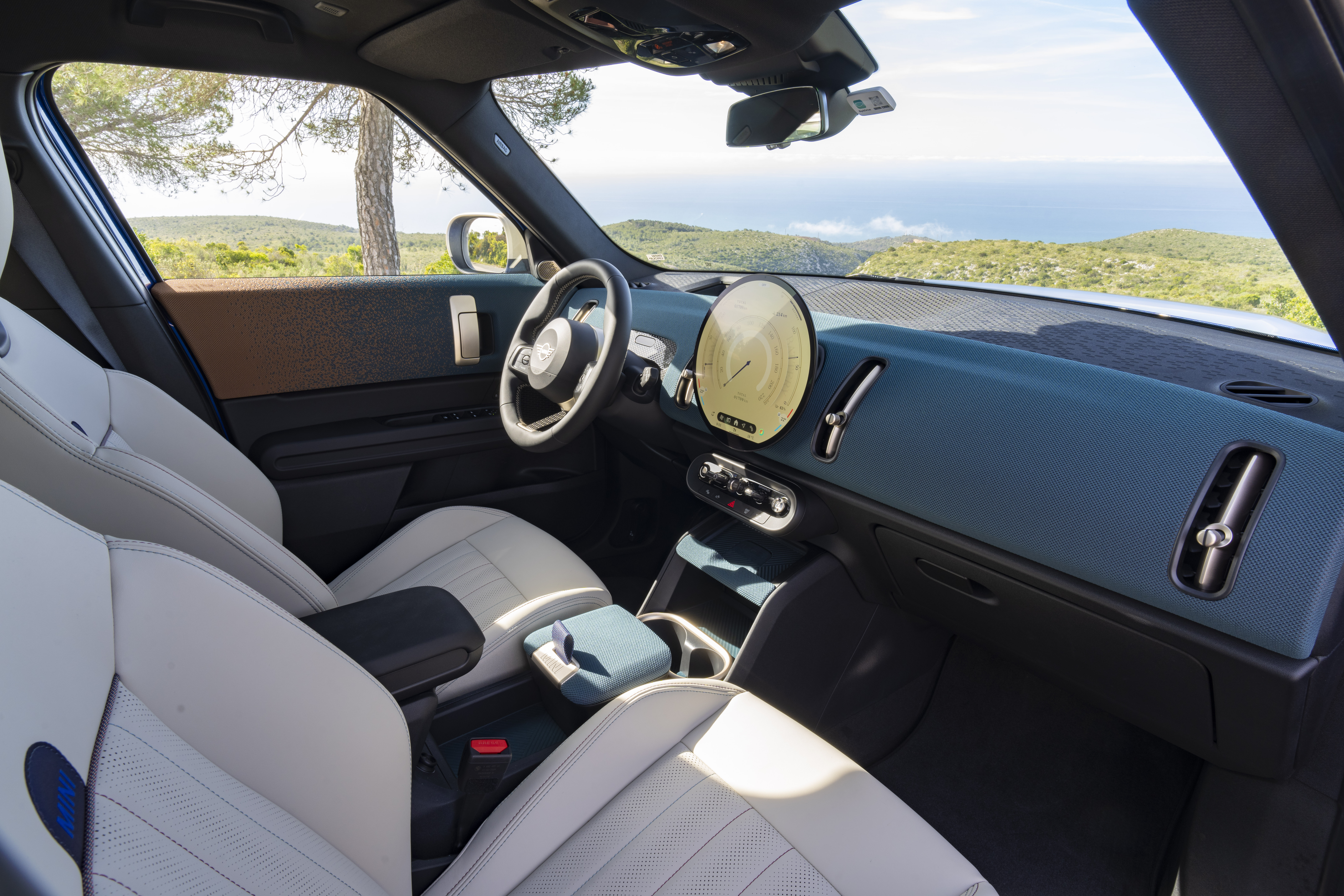 Interieur des Mini Countryman Electric