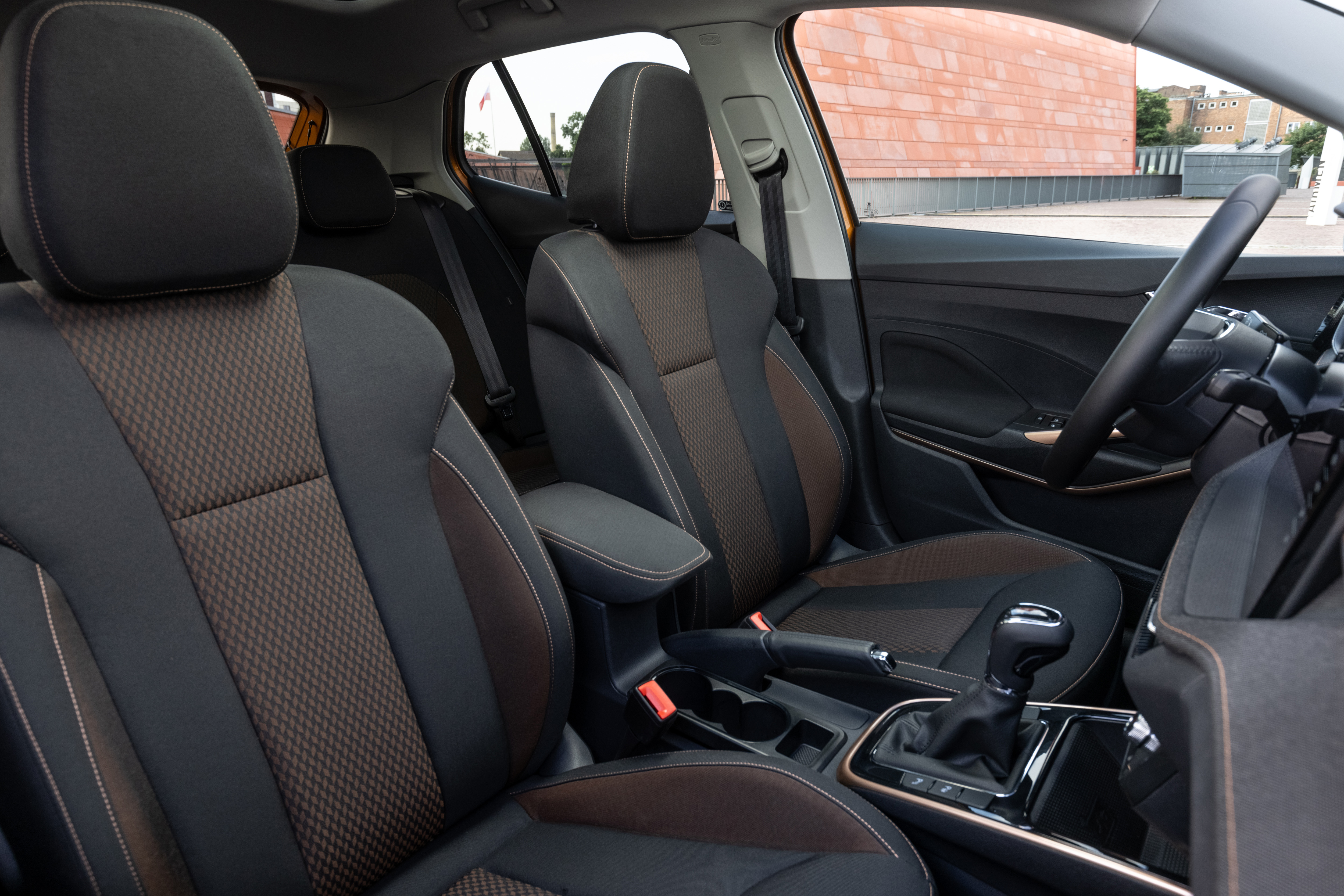 Vordersitze des Škoda Fabia