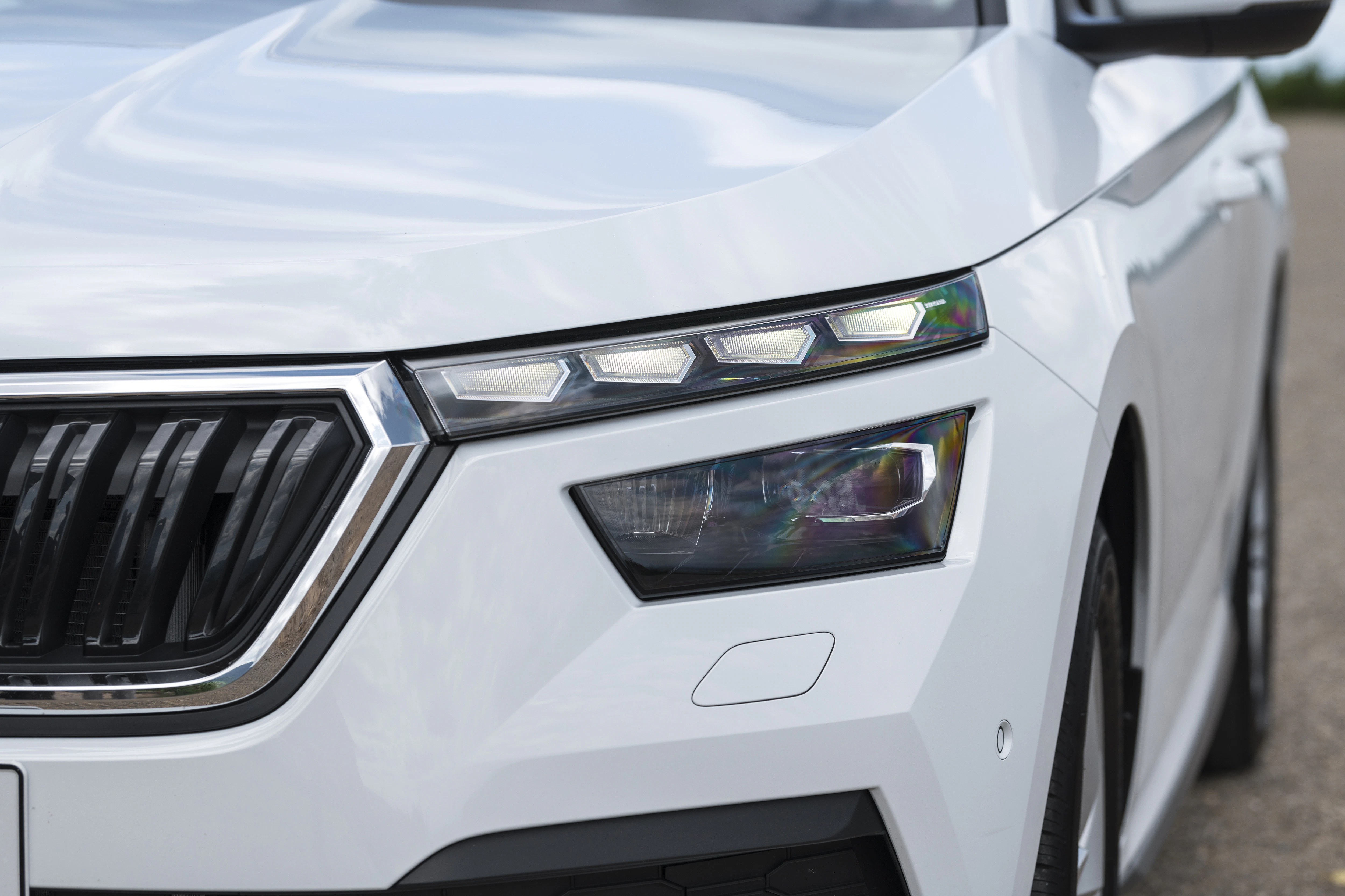Škoda Kamiq Scheinwerfer Detail