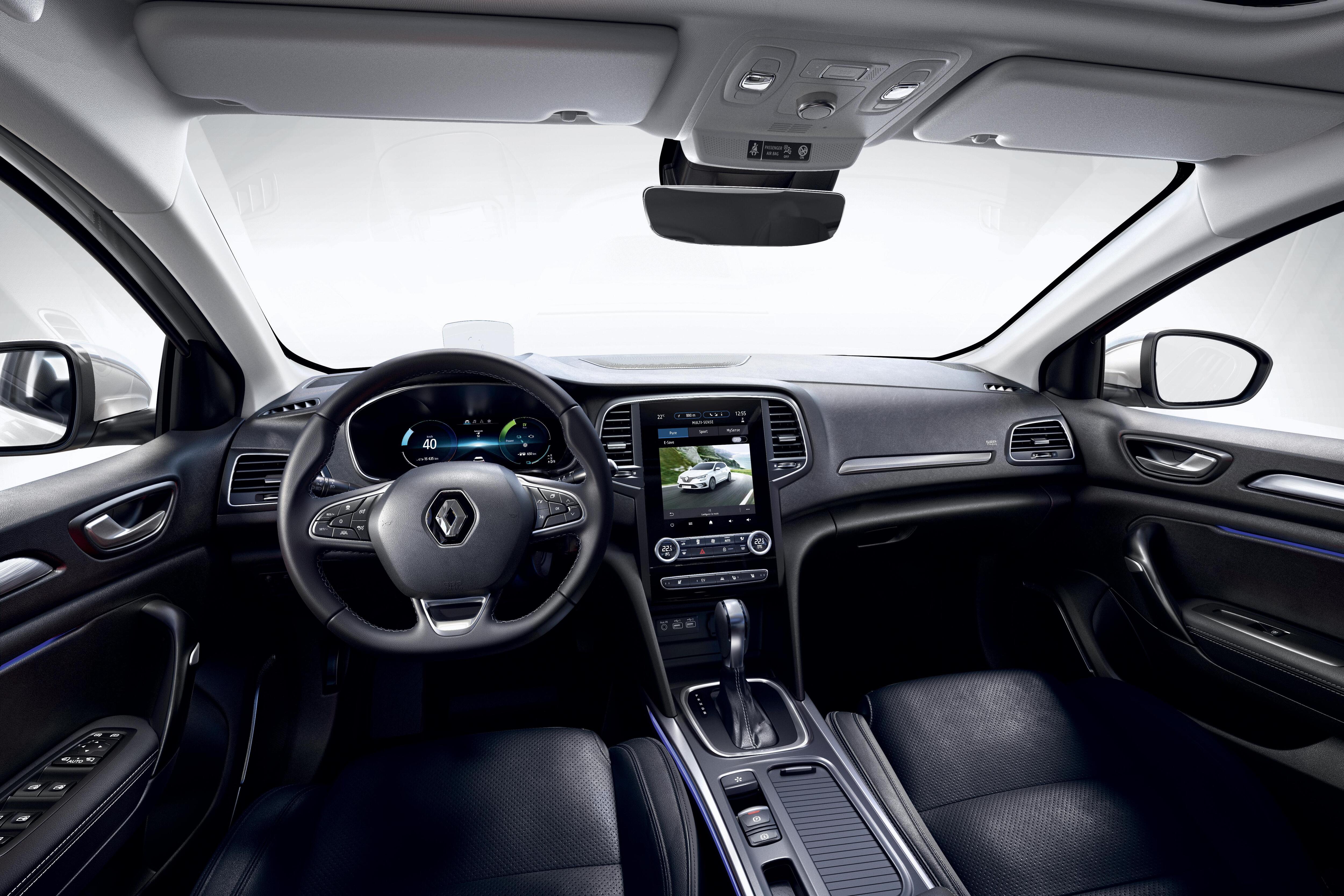 Renault Megane E-Tech Lenkrad und Armaturenbrett