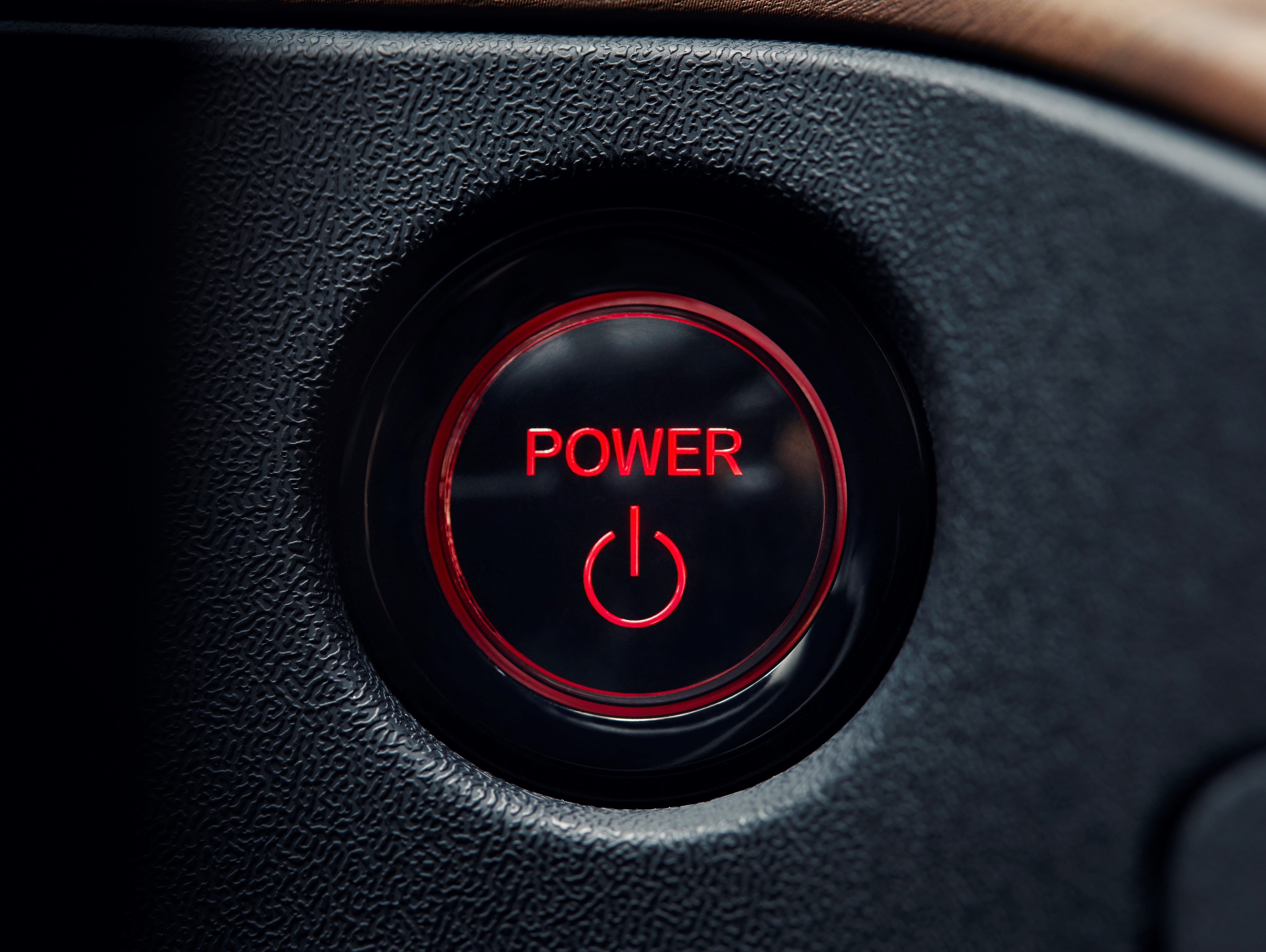 Startknopf des Honda e