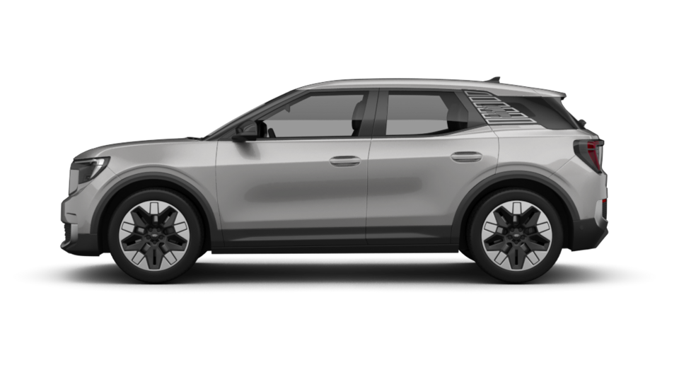 Ein Ford Explorer EV Ansicht seitlich