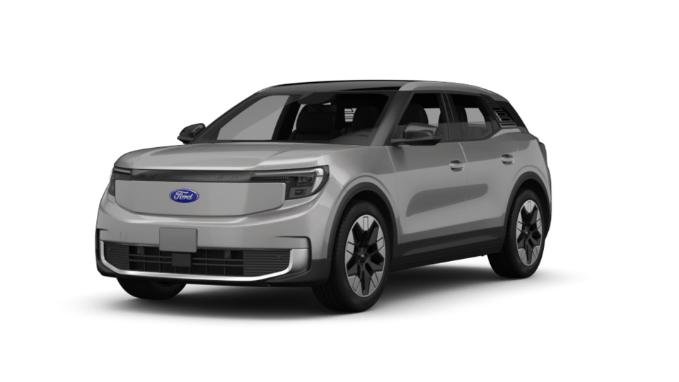 Ein Ford Explorer EV Ansicht vorne schräg