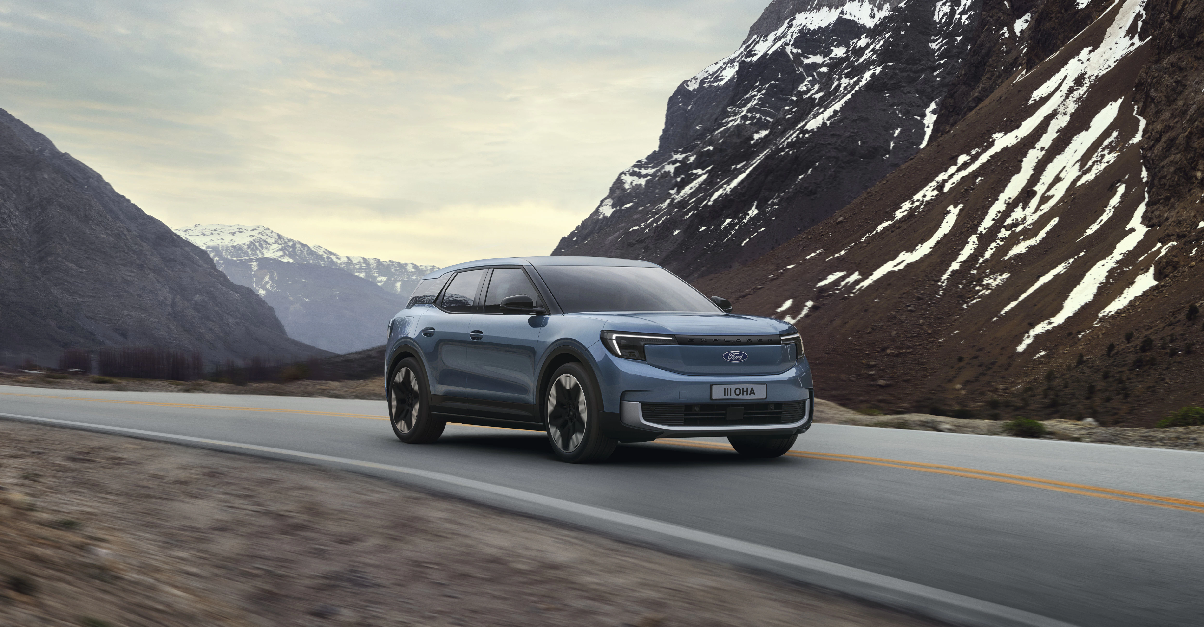 Ford Explorer EV dynamisch Front
