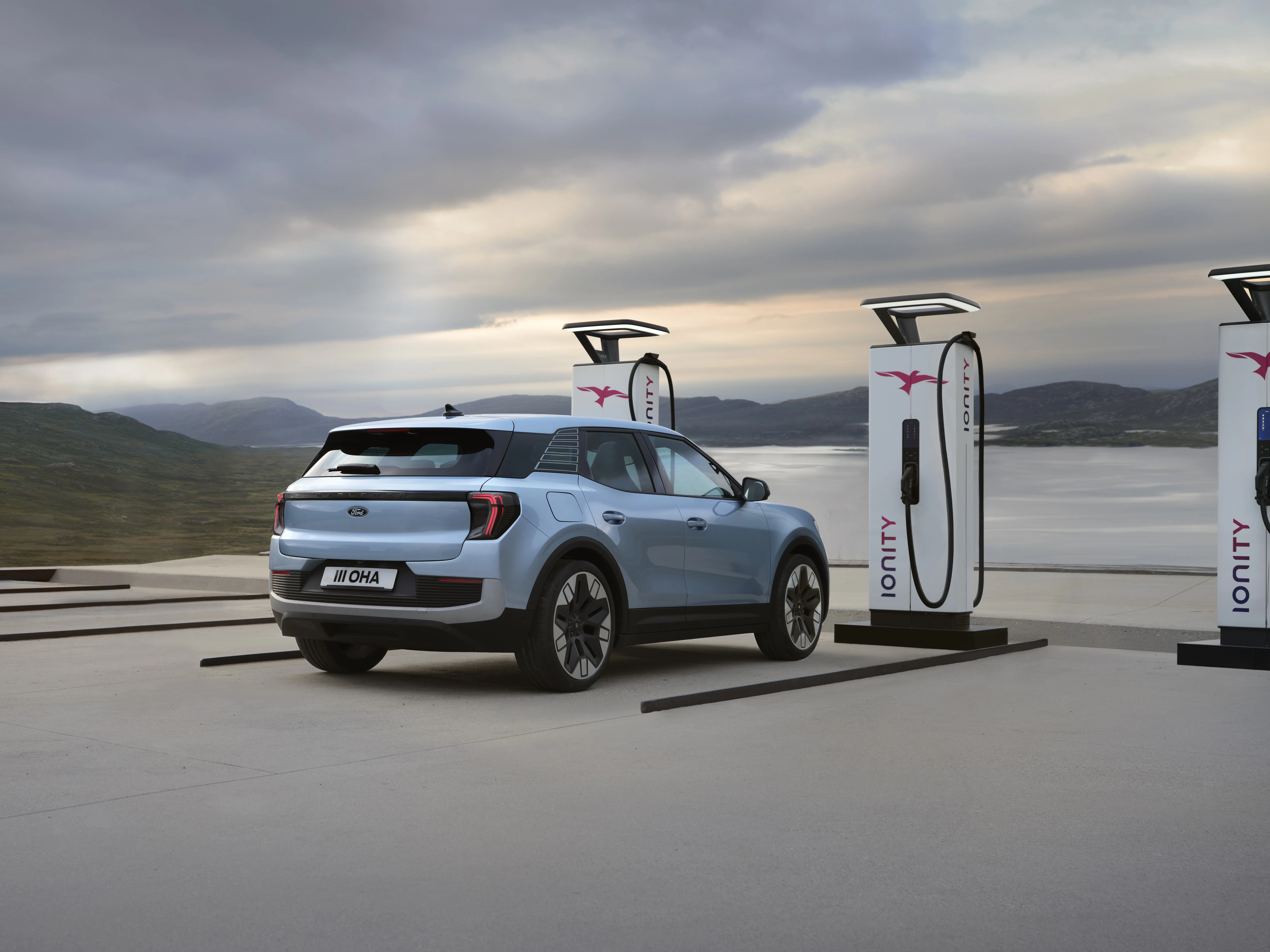  Ford Explorer EV statisch Heck