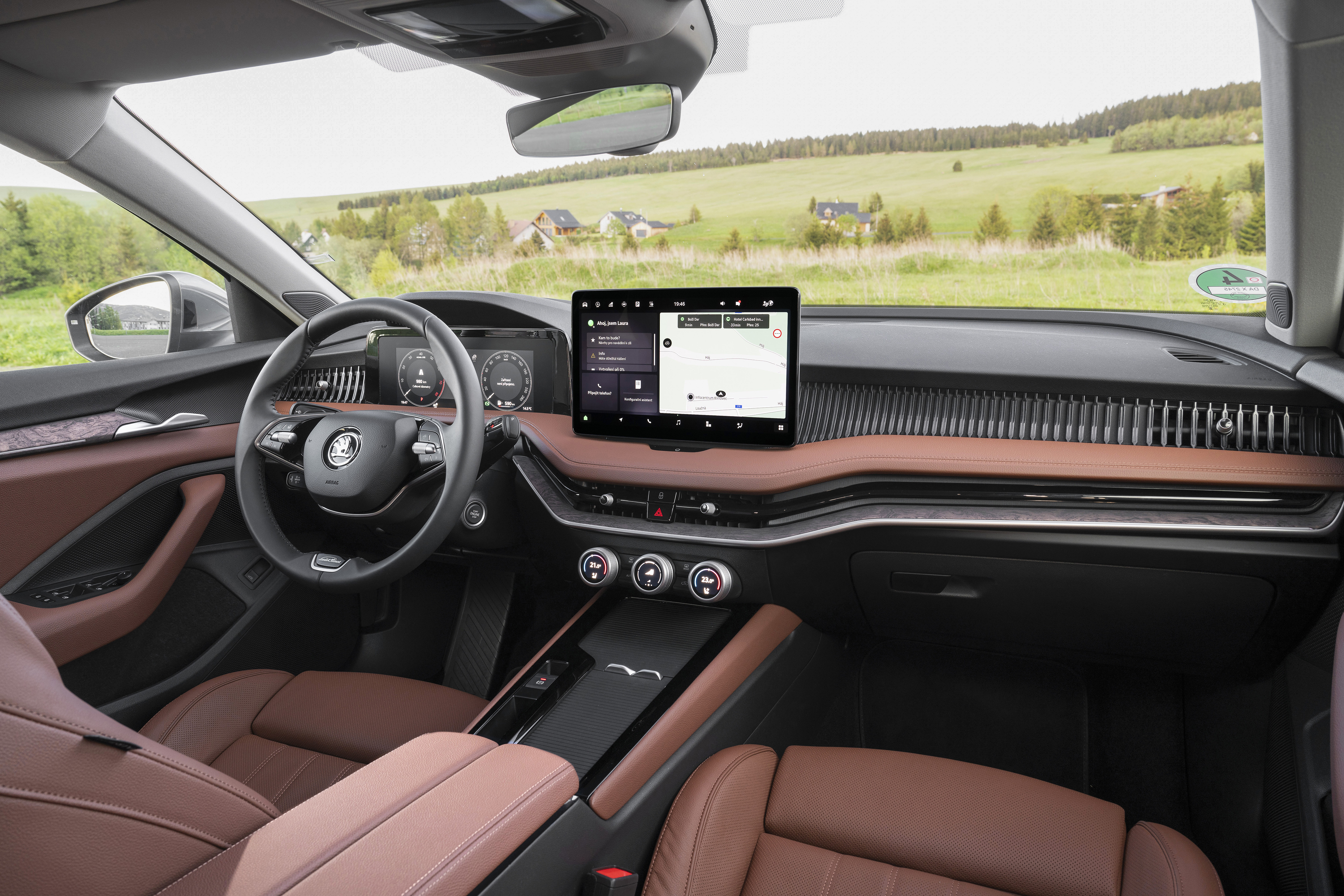 Skoda Superb Combi Armaturenbrett und Lenkrad