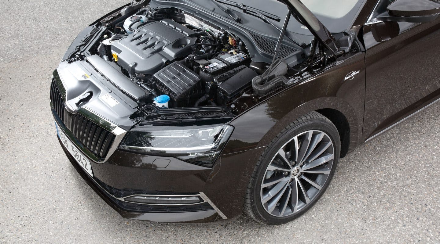 Skoda Superb Combi Motorraum