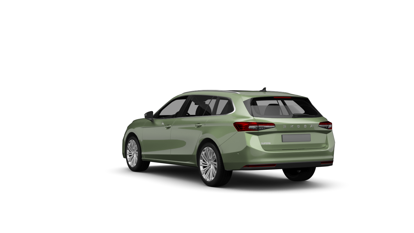 Skoda Superb Combi Ansicht hinten schräg