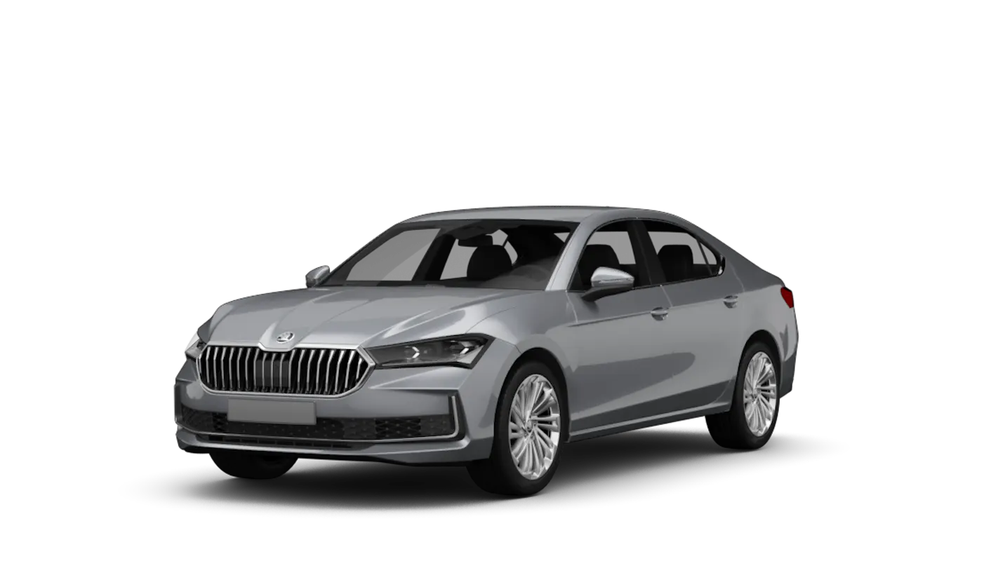 Škoda Superb Limousine Freistellerbild schräg vorne