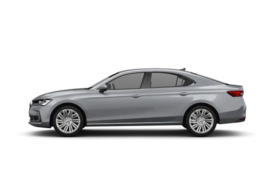Škoda Superb Limousine Freistellerbild Seite