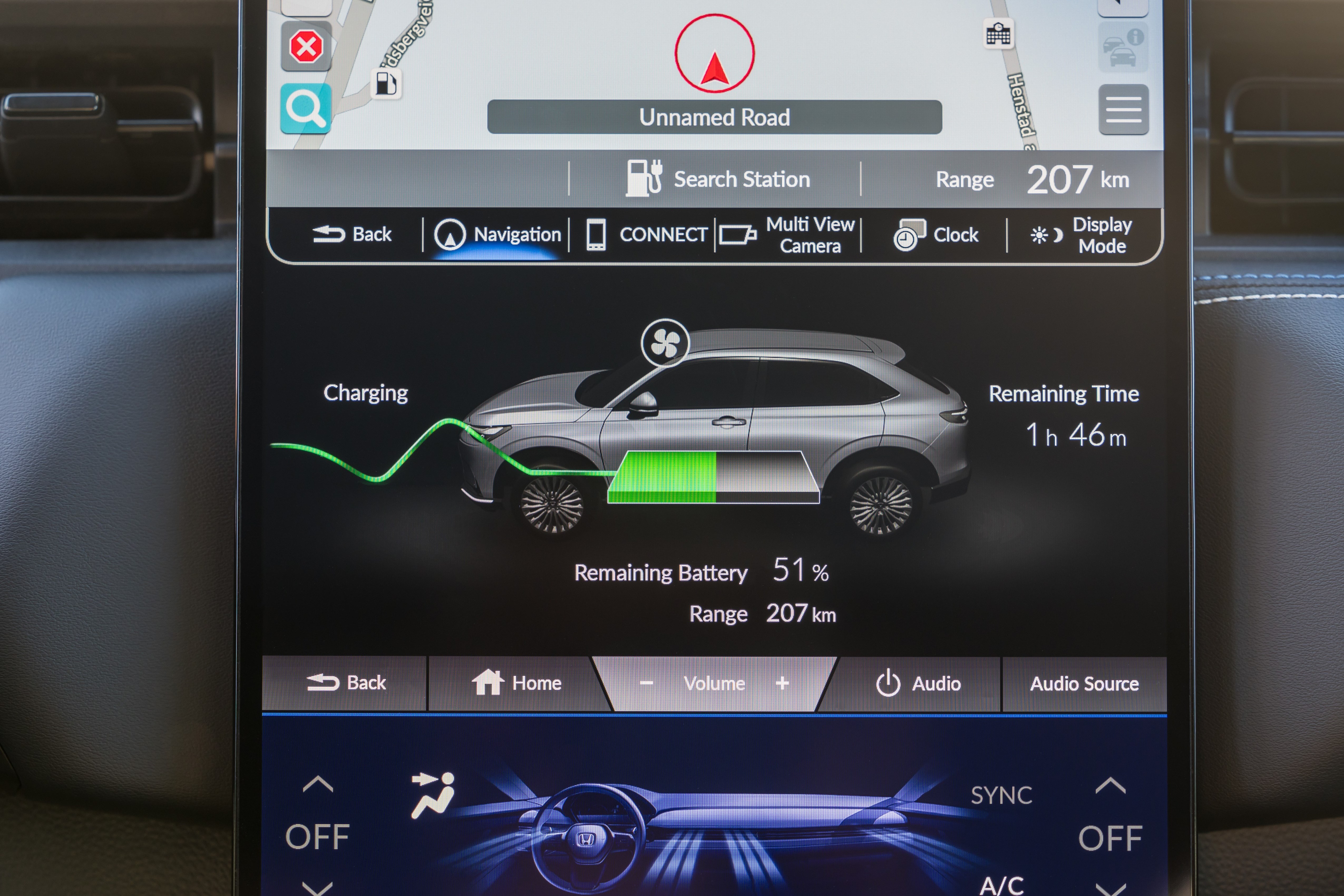 Honda e:Ny1 Infotainment-Screen