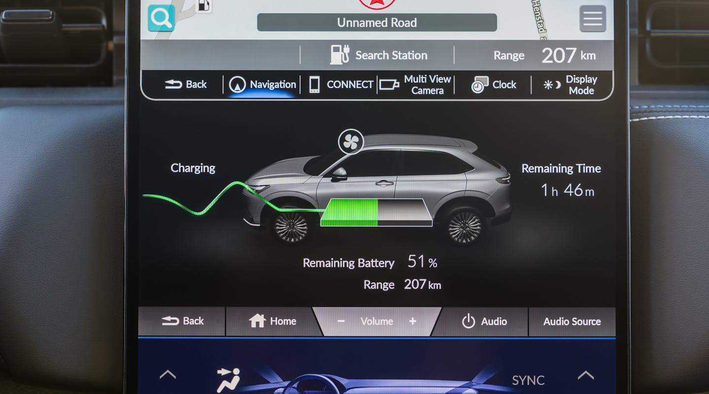 Honda e:Ny1 Infotainment-Screen