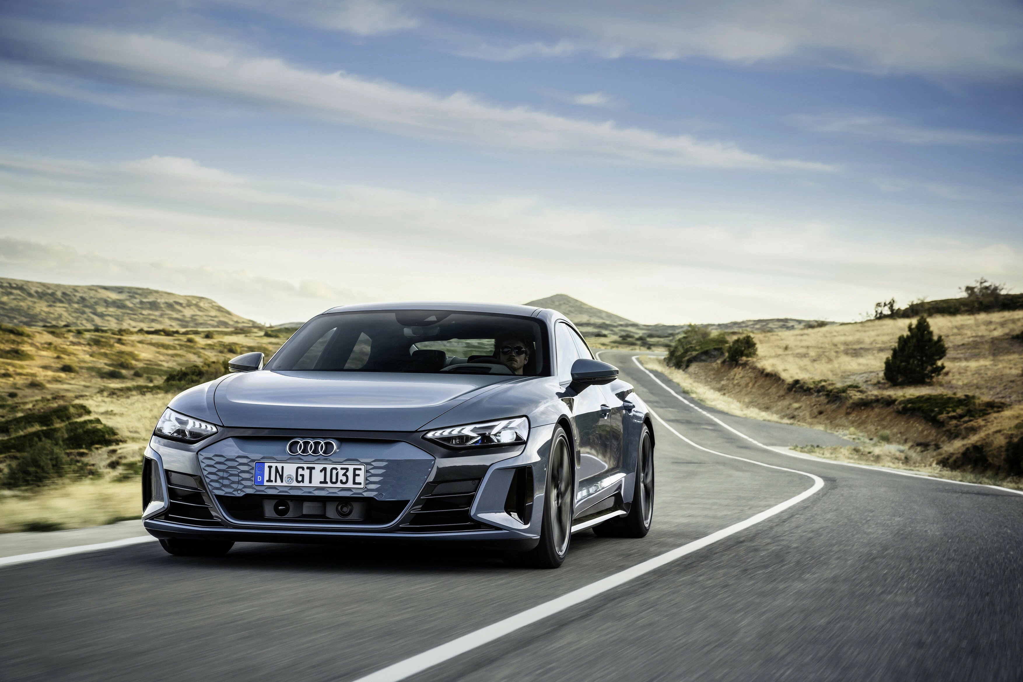 Audi e-tron GT dynamisch Front