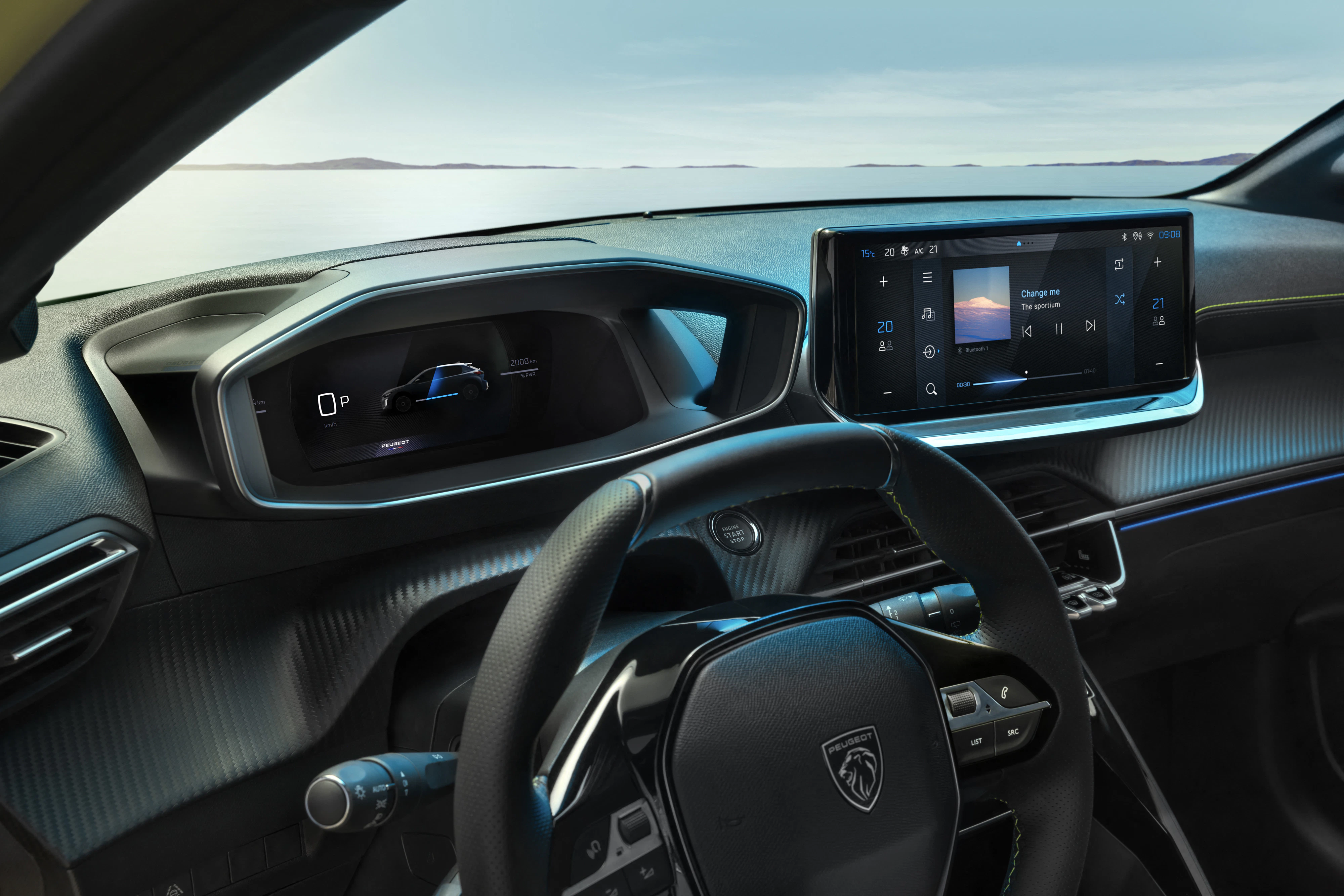 Peugeot e-208 Detail Interieur