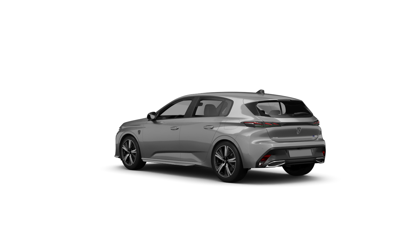 Peugeot e-308 Ansicht Hinten schräg