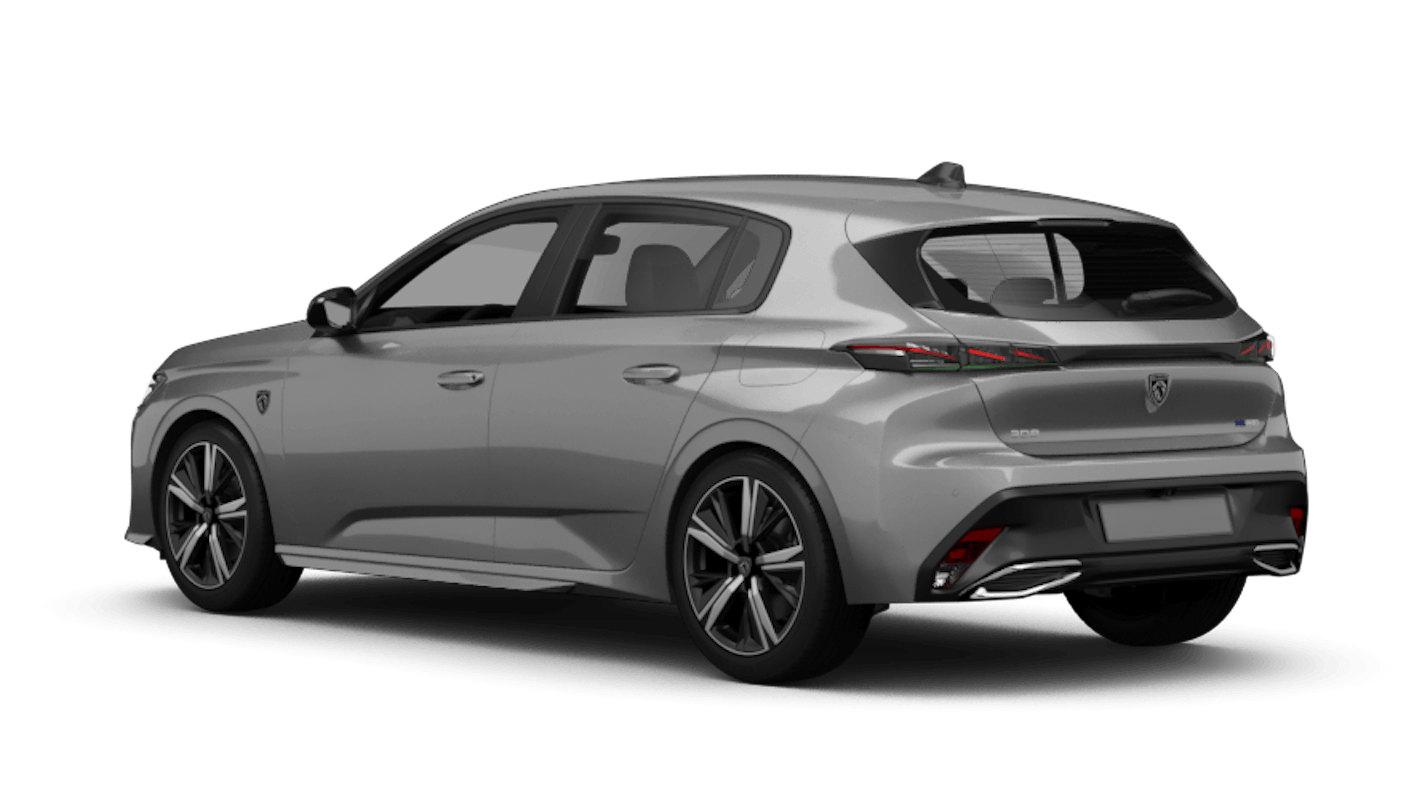 Peugeot e-308 Ansicht Hinten schräg