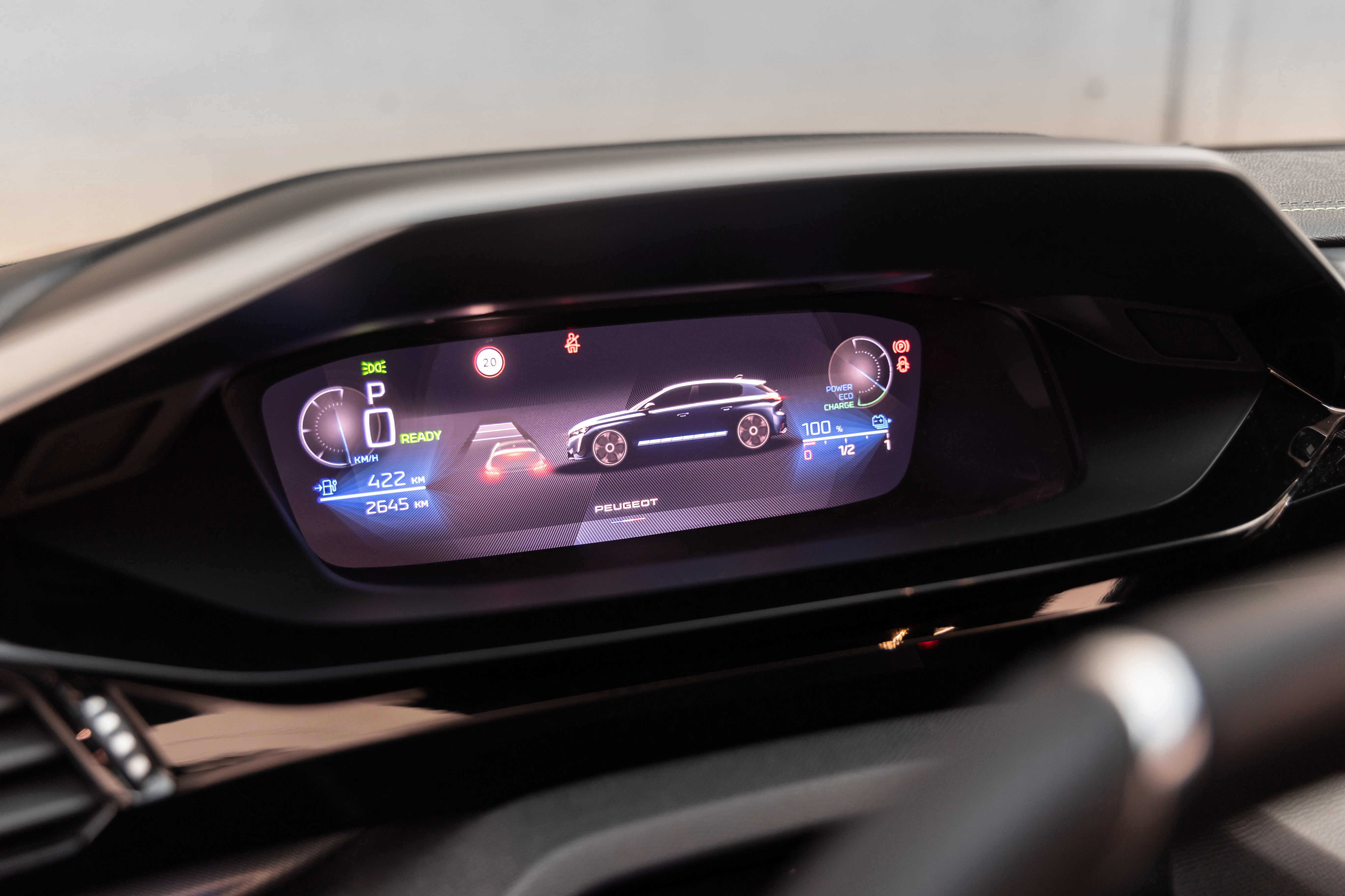 Peugeot e-308 Tacho Detail