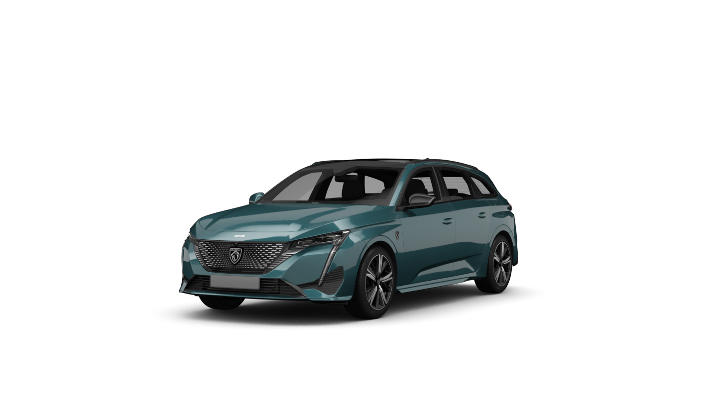 Peugeot e-308 SW Ansicht Vorne schräg