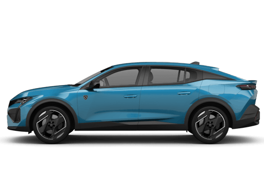 Peugeot e-408 Ansicht seitlich