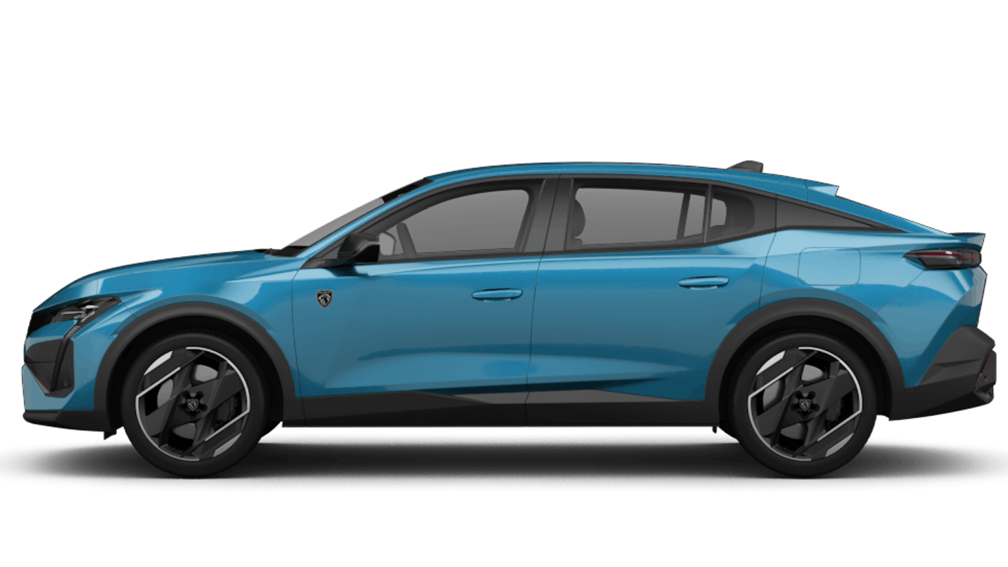 Peugeot e-408 Ansicht seitlich