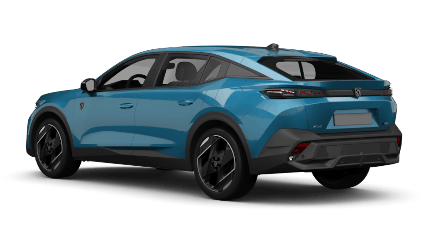 Peugeot e-408 Ansicht Hinten schräg