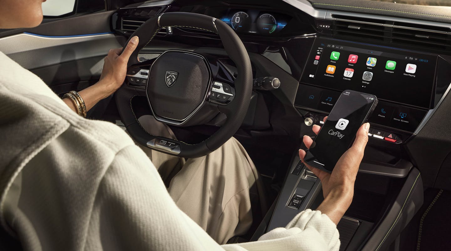 Infotainment im Peugeot e-408