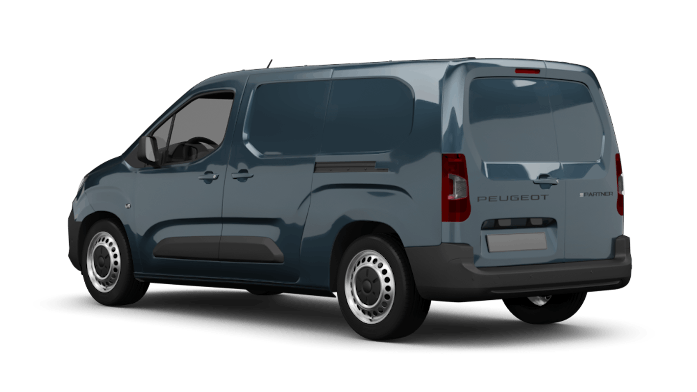 Peugeot e-Partner Ansicht hinten schräg