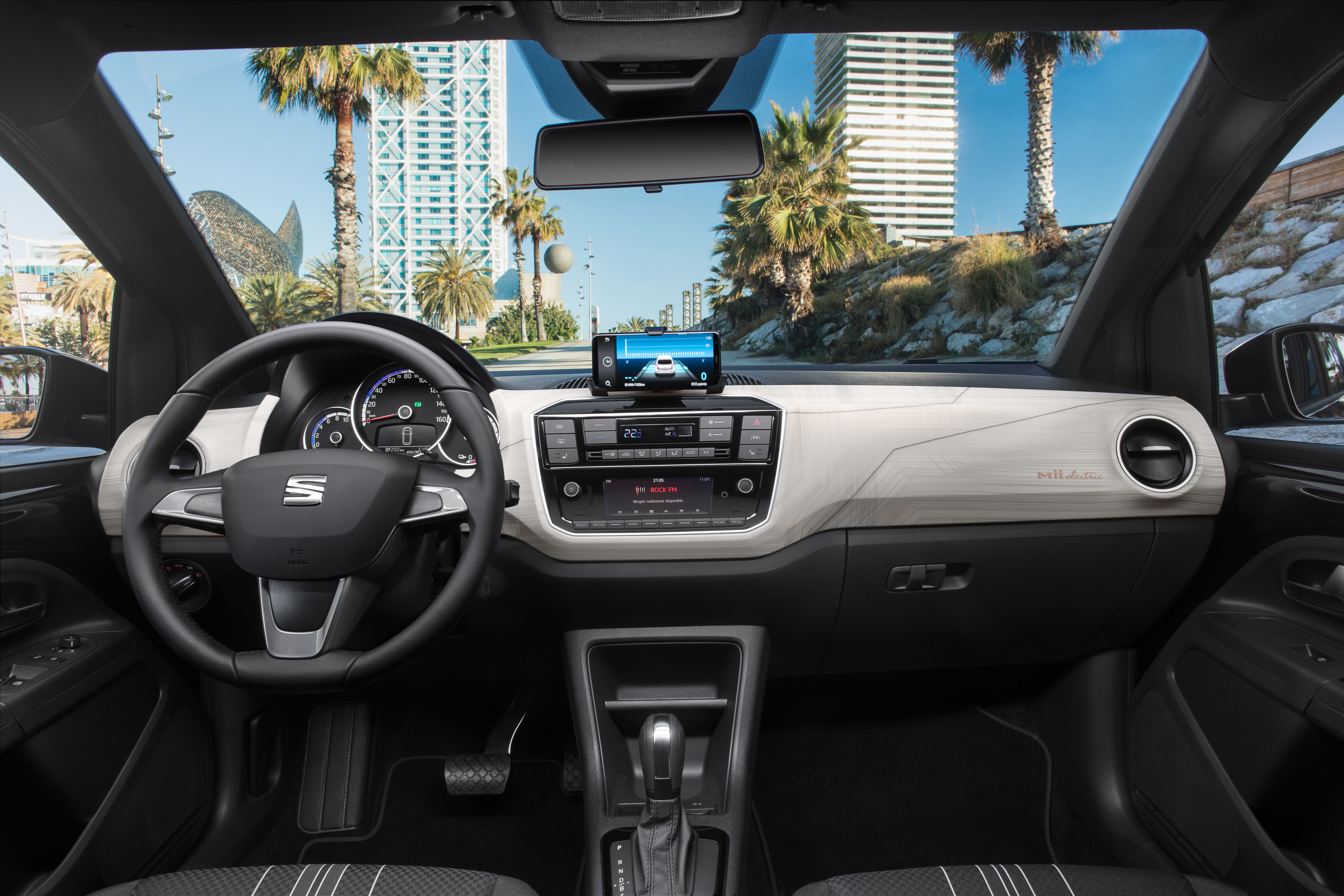 Interieur des  Seat Mii Electric