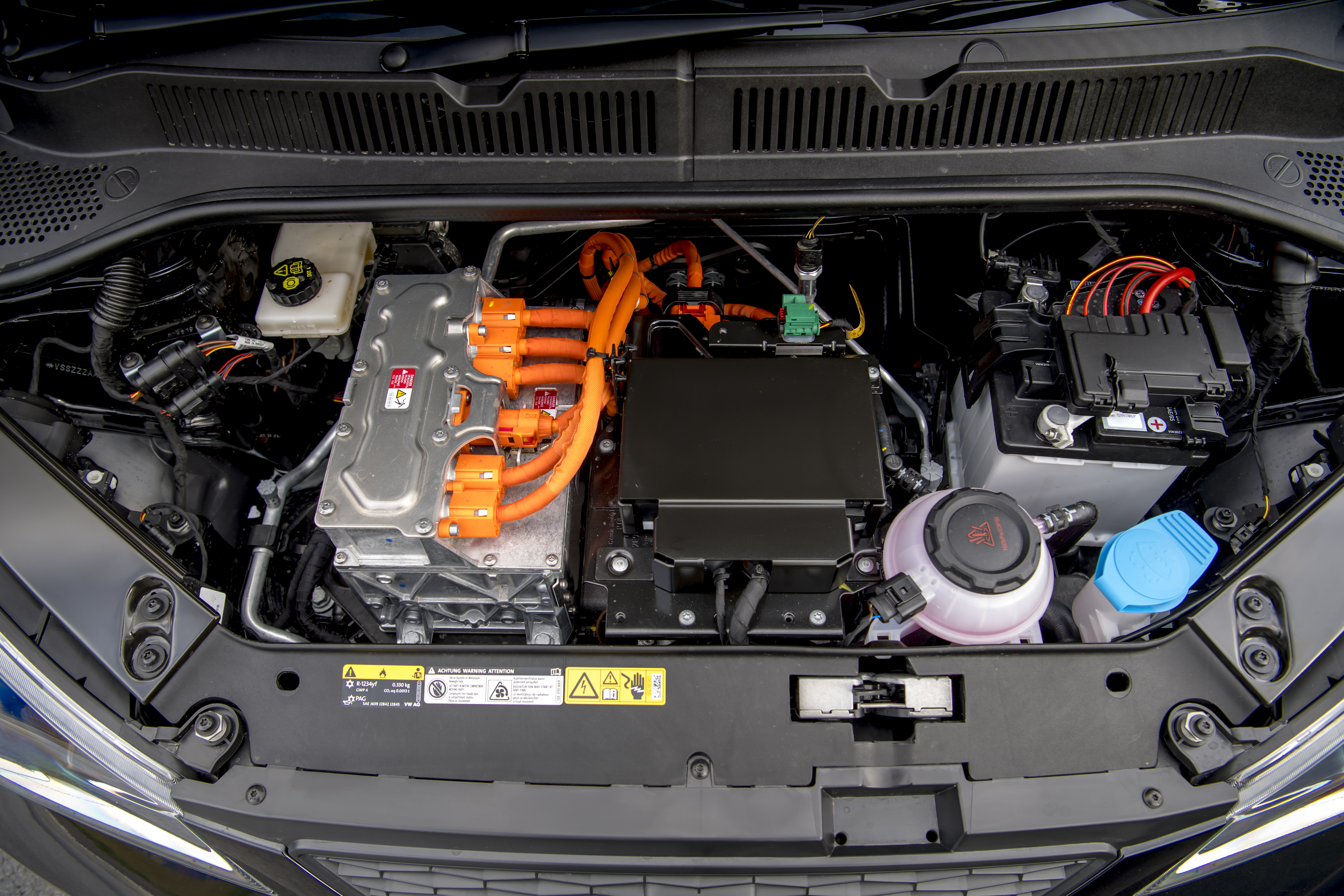 Motorraum des Seat Mii Electric