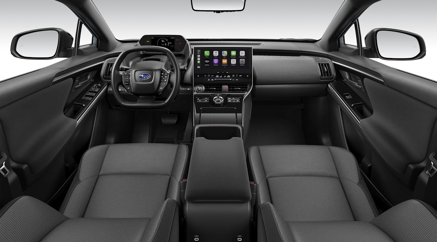 Interieur des Subaru Solterra