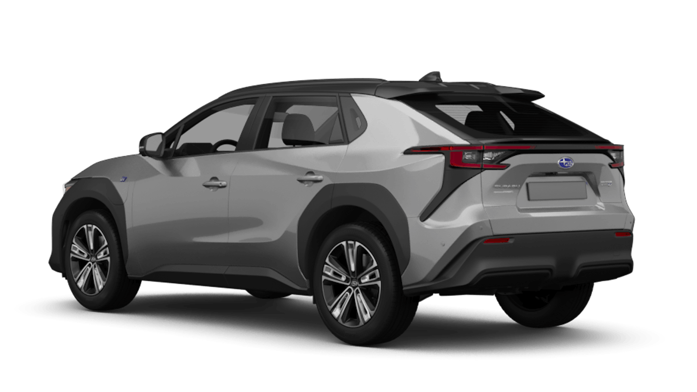 Subaru Solterra Ansicht hinten schräg
