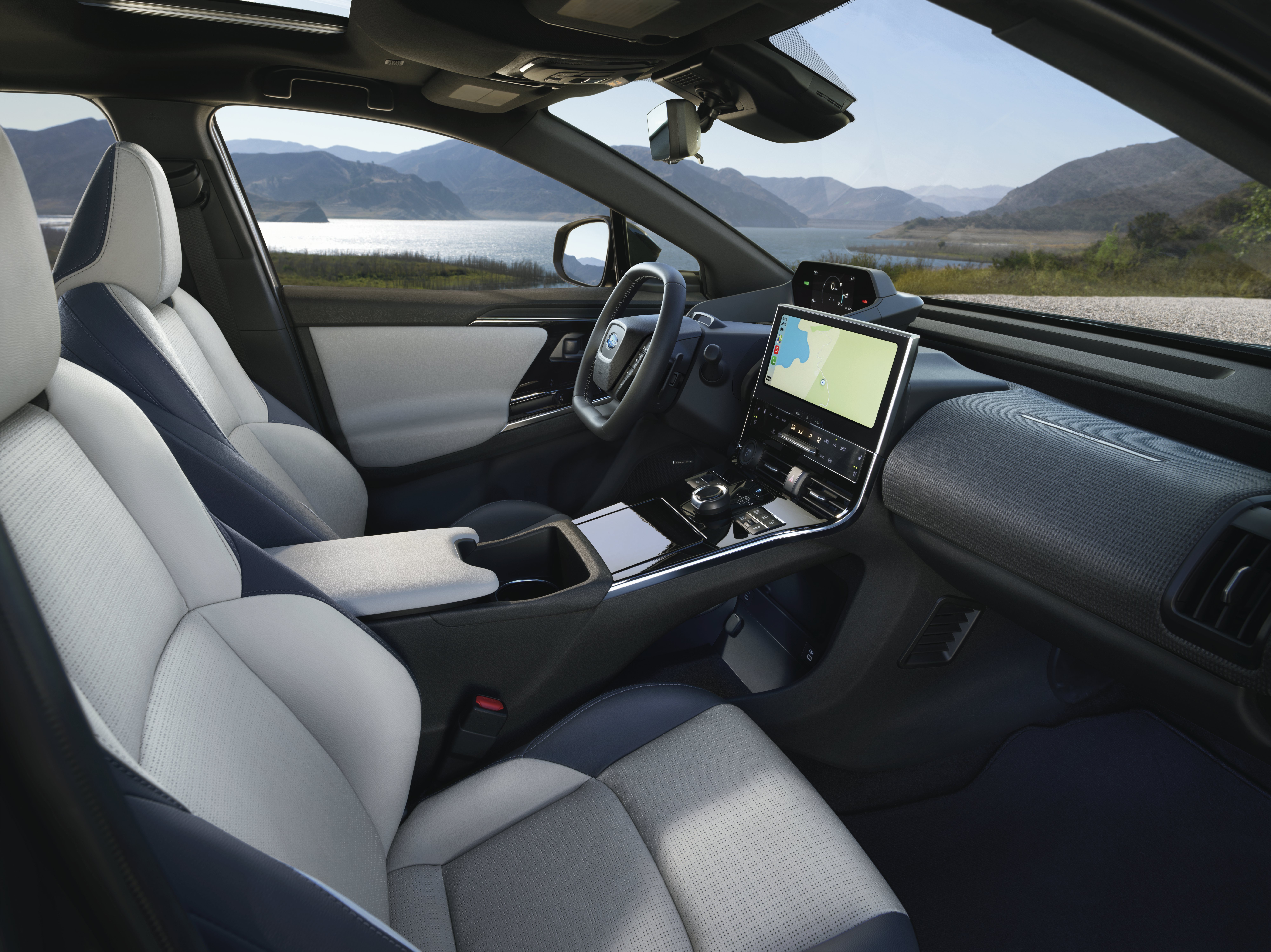 Interieur des Subaru Solterra