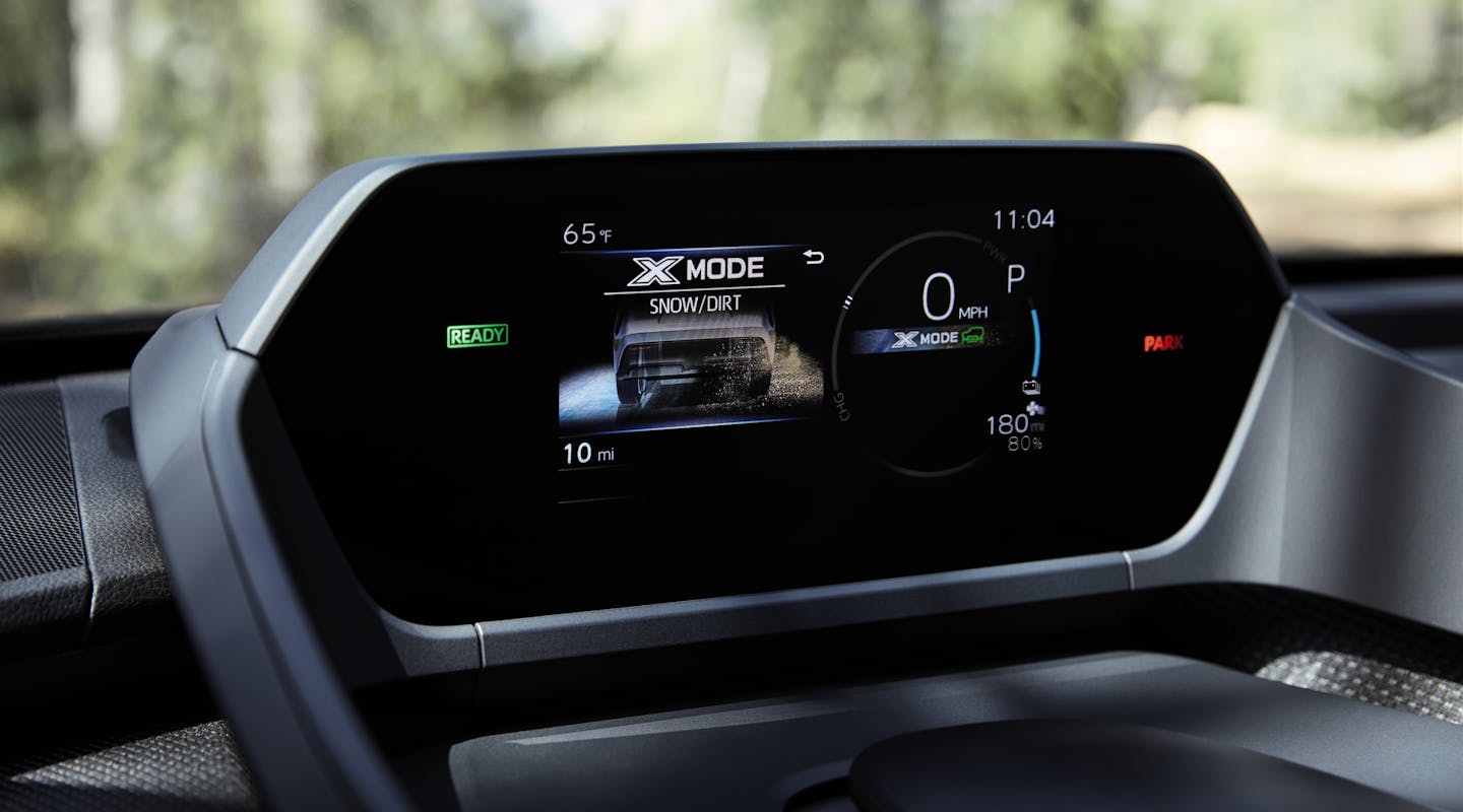 Infotainment des Subaru Solterra