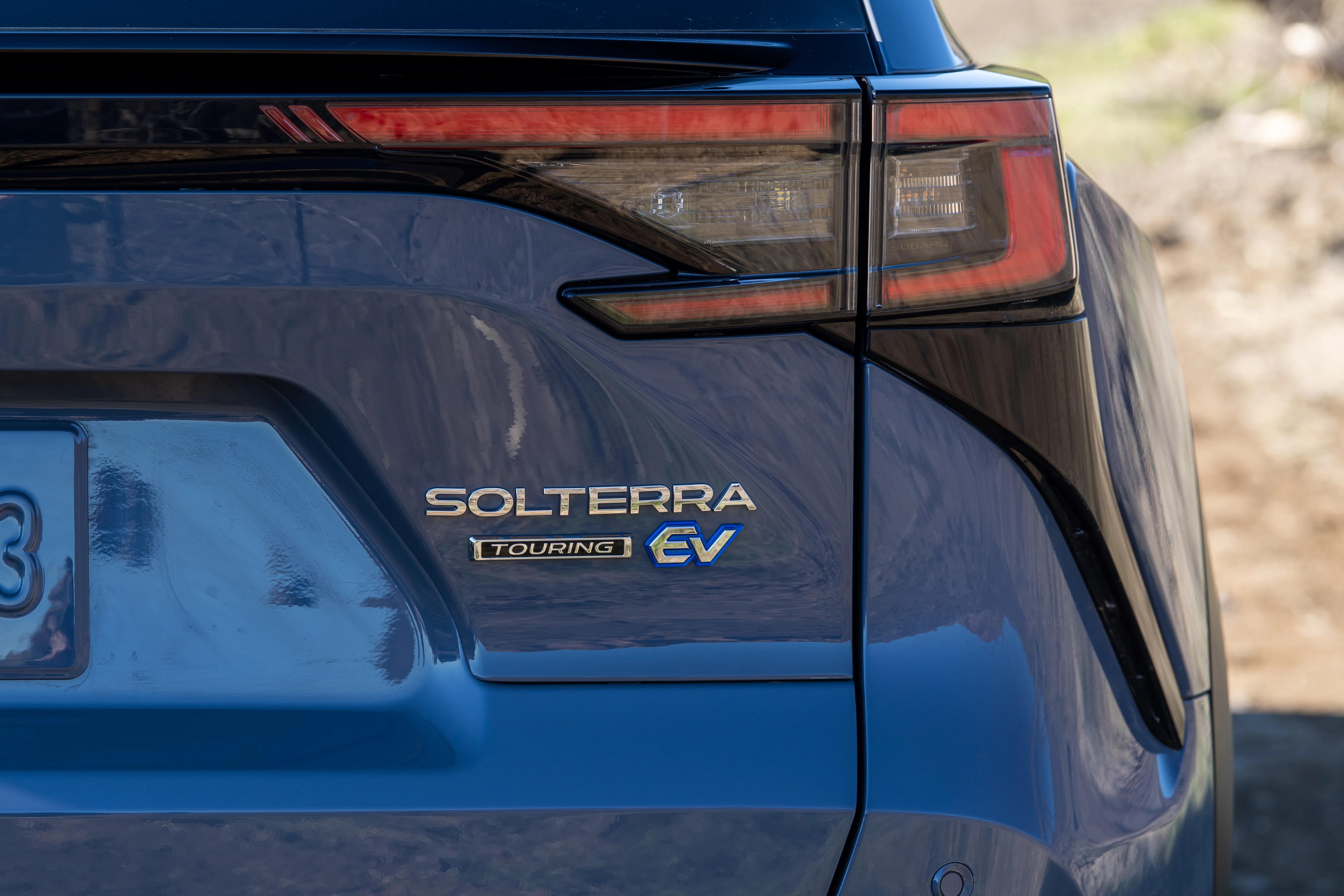 Subaru Solterra Detail Schriftzug
