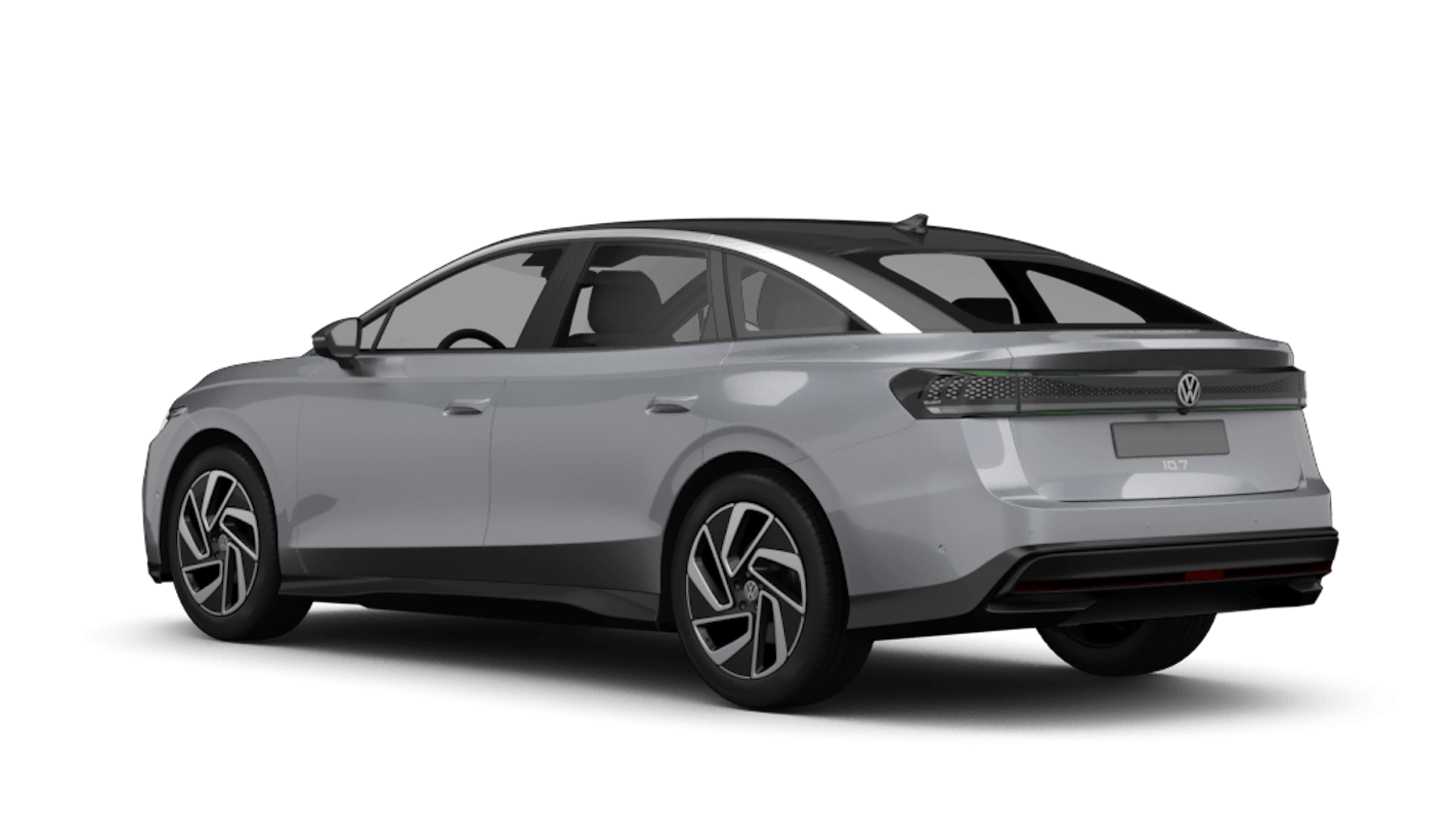 VW ID.7 Ansicht hinten schräg